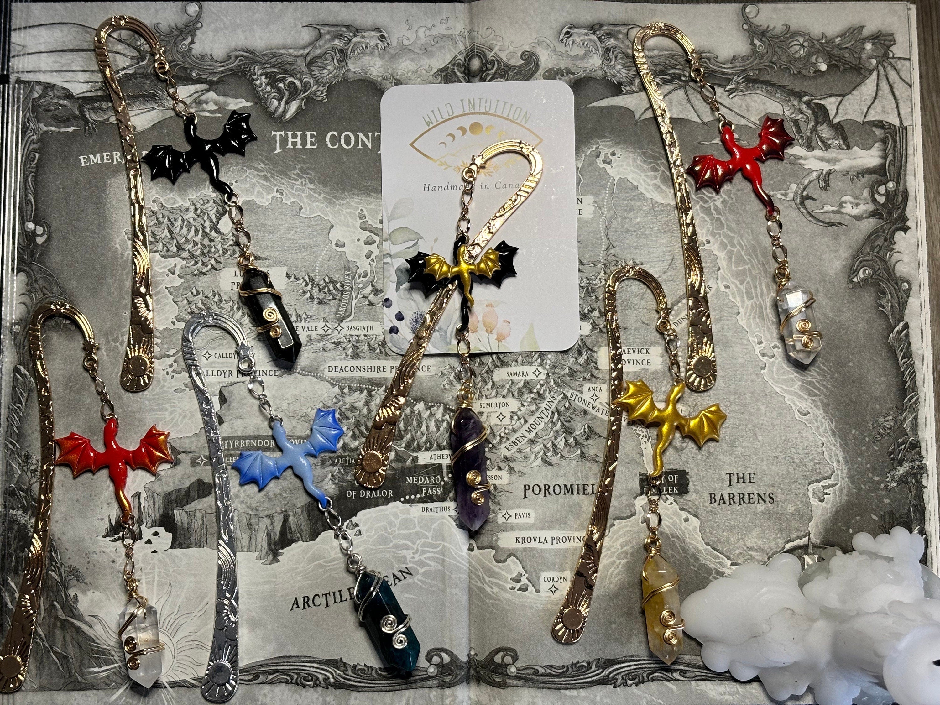 Black Dragon Rider Bookmark