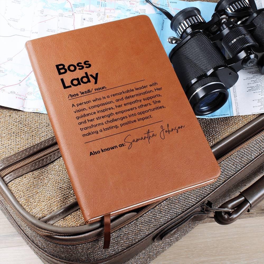 Personalized Boss Lady Journal Custom Gift for Boss female Boss Lady Journal Gift Keepsake for Boss Lady Boss Gift for Women Female Manager