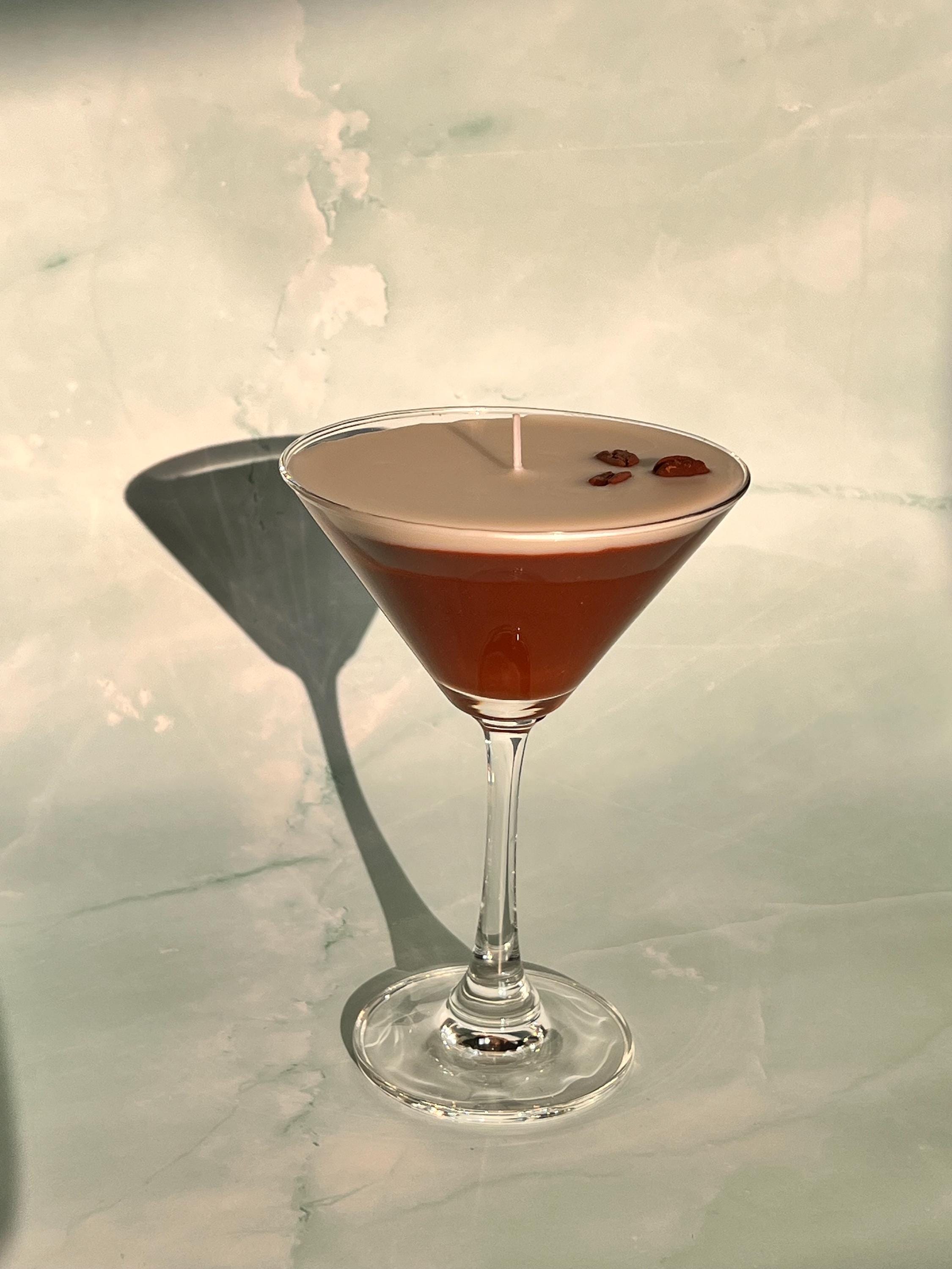 Espresso Martini Candle Realistic, 9oz Coffee Candle, Birthday/Christmas/Wedding Gift for Her/Espresso Martini Lovers/Coffee Lovers