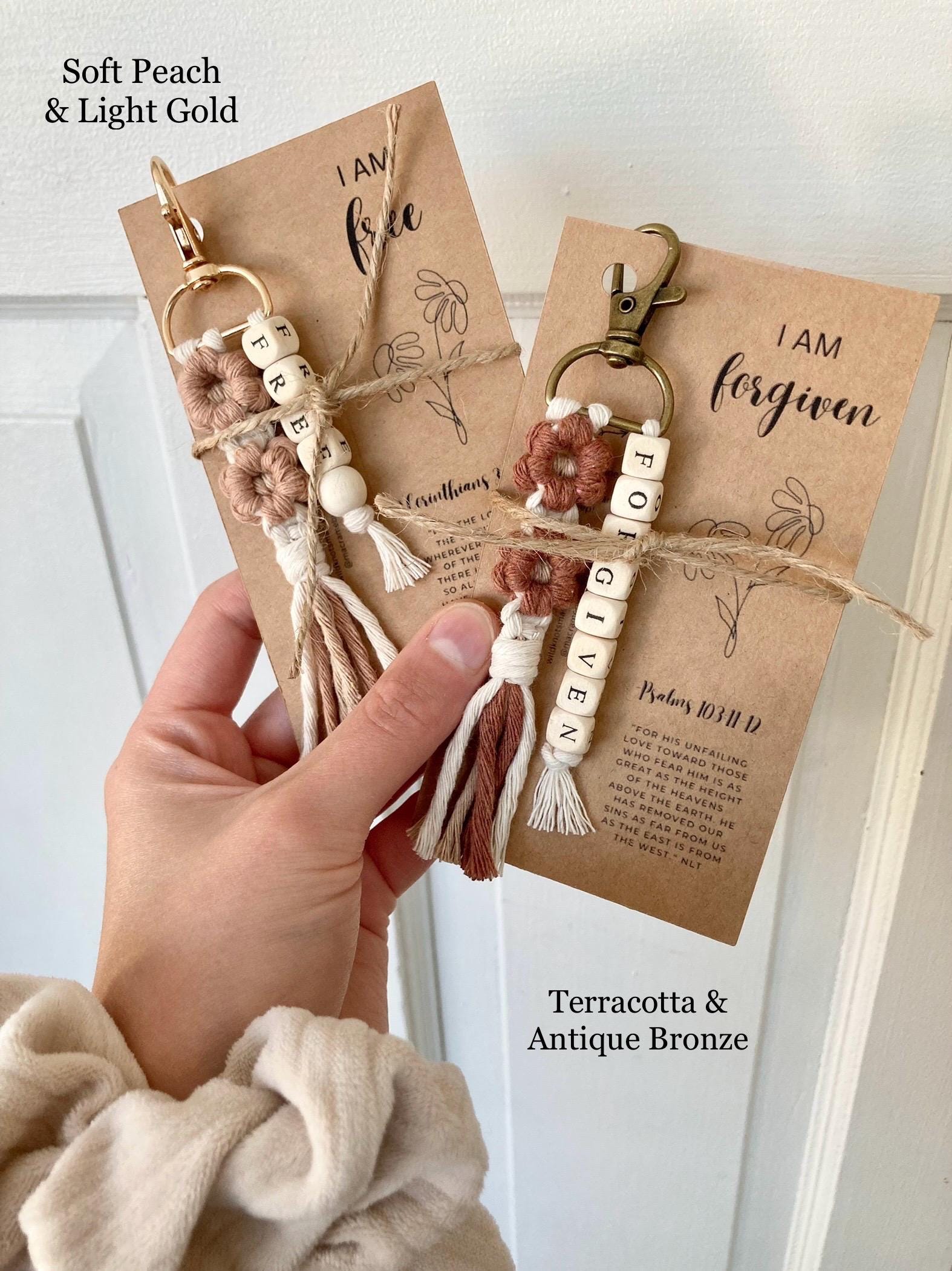 Power of Our Testimony Small Keychains | Biblical Affirmations | Bible verse | Daisy | Christian Friend Gift | Youth | ARRIVES IN 3.5 WEEKS*