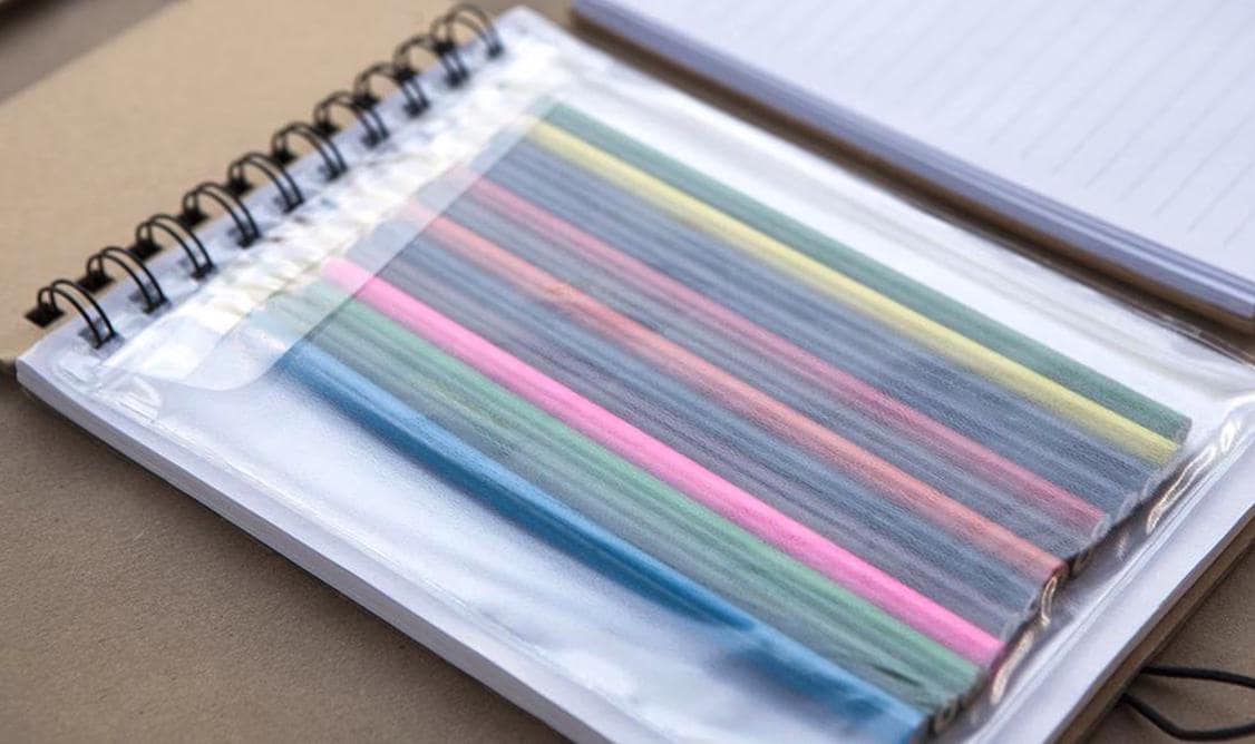 Custom Drawing Sketchbook with 12 Coloring Pencils, Personalized Gift for Young Artist, Birthday Gift for Boys and Girls, Teens, Sketch Pad