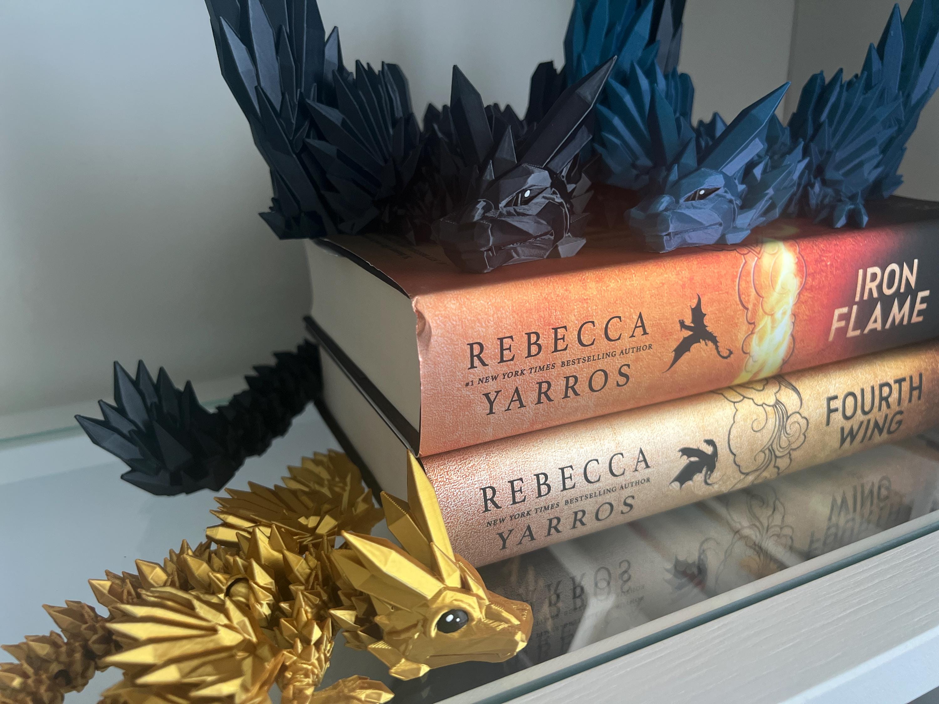 3D Printed Dragon | Articulated Fourth Wing Inspired Dragons | Bookshelf Decor | Fidget Spinner | Tairn Sgaeyl Andarna | Reader Gift Idea