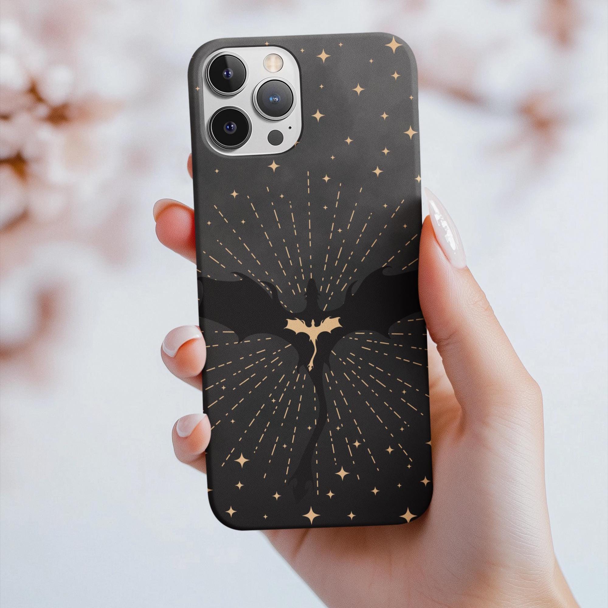 Fourth Wing Phone Case, Aesthetic Dragon Design, Bookish Merch, Cute Book Lover Gift, Basgiath War College, Book Lover Gift, Xaden Riorson