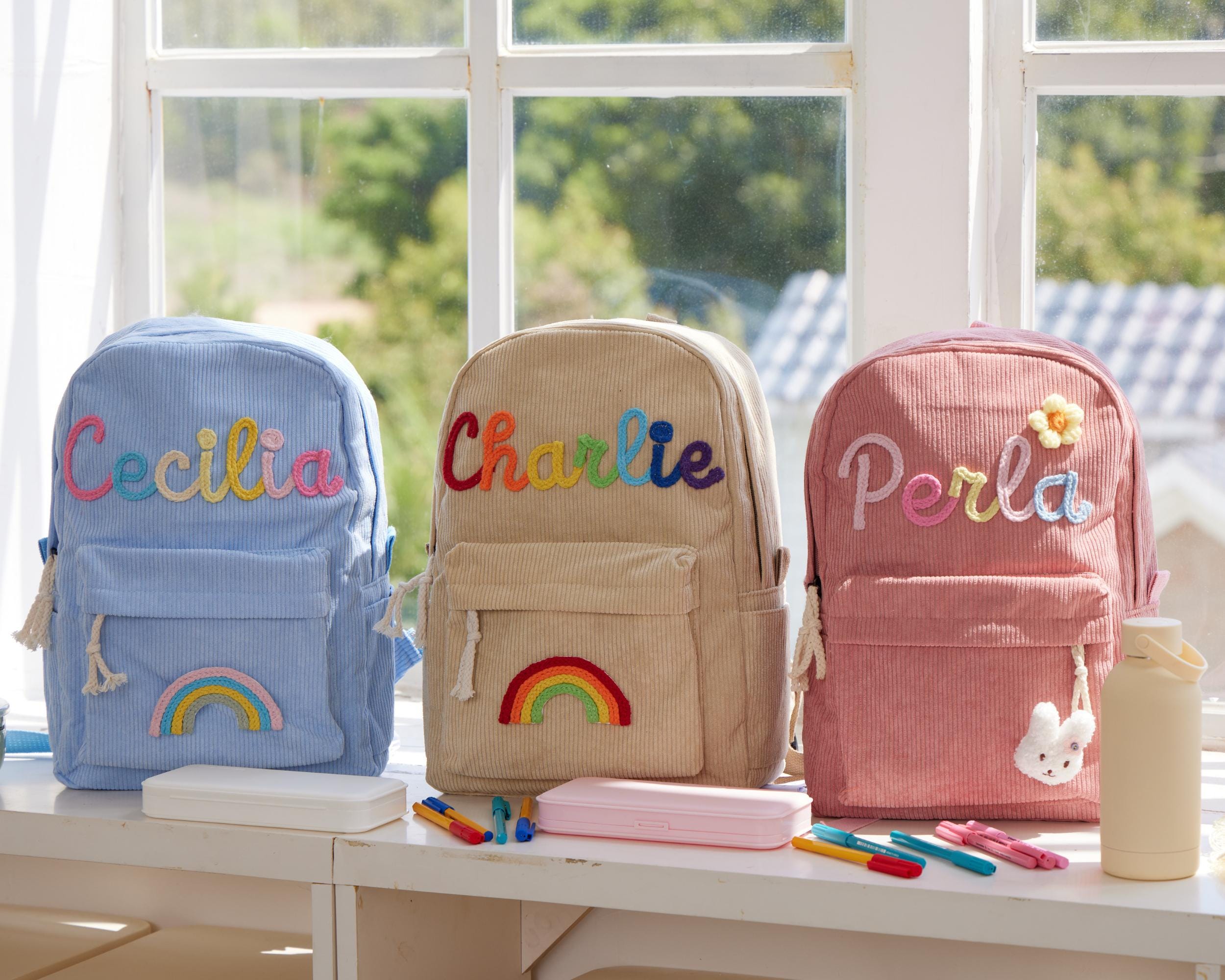 Custom Backpack for Kids and Toddlers Personalized School Bags First Day of School Gifts Children Gifts 2025