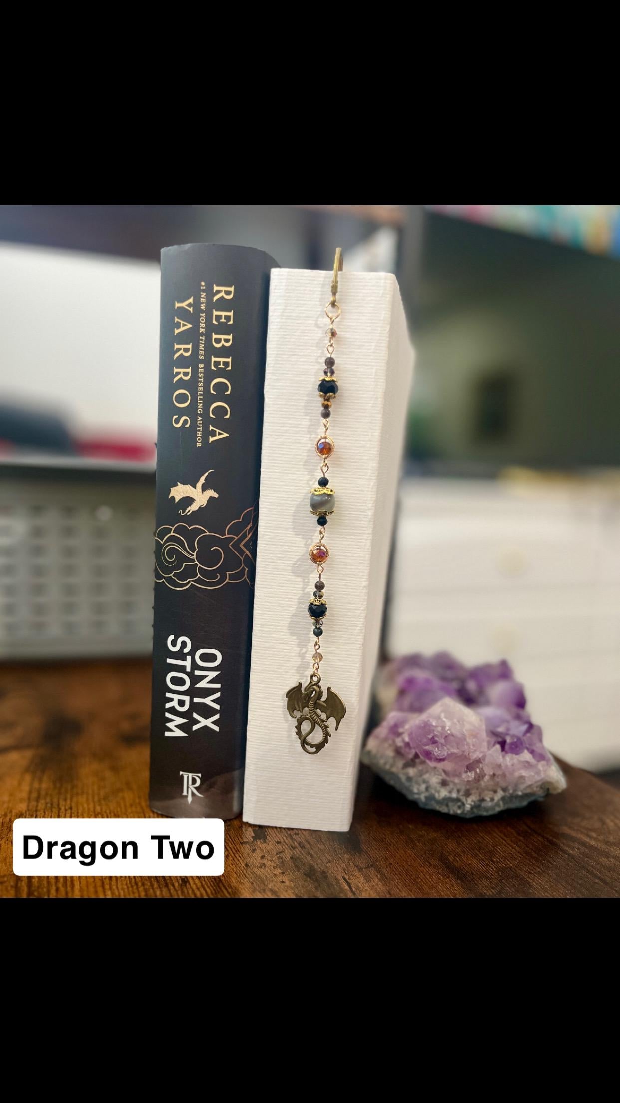 4.8 Inch Fourth Wing Inspired Handmade Bookmark Charm | Dragon Rider Fantasy Bookmarks | Fourth Wing Fan Gift | Gifts for Book Lovers