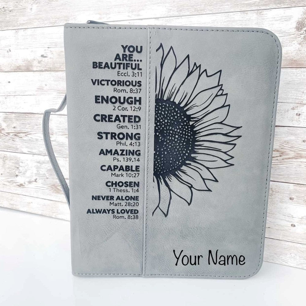 Personalized Bible Cover , Leatherette Bible Cover , Custom Gift