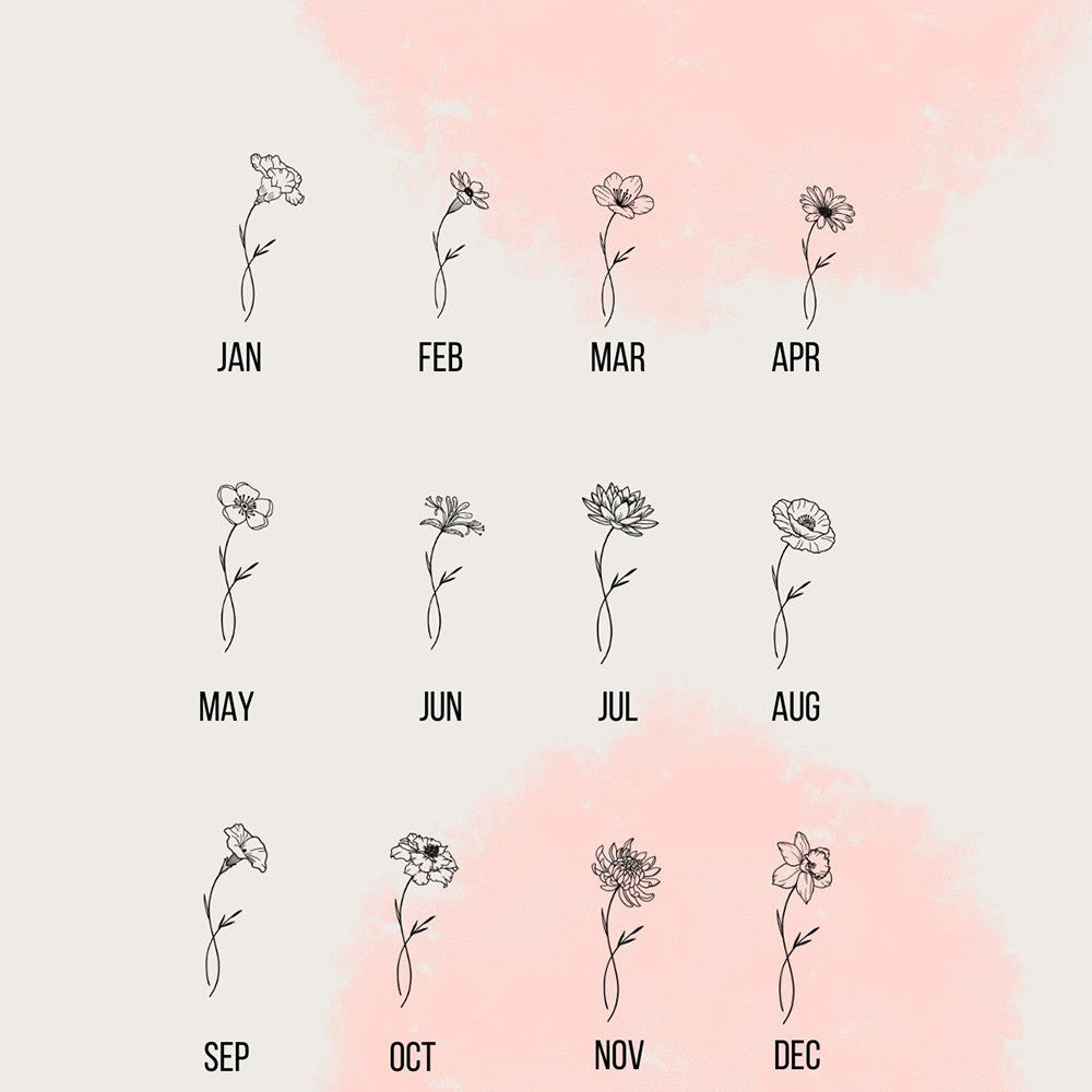 Custom Birth Flower Leather Sketchbook Cover, Traveler's Notebook Sketch Pad Case, Portable Stationery Drawing Pencils Organizer, Gift for Artist