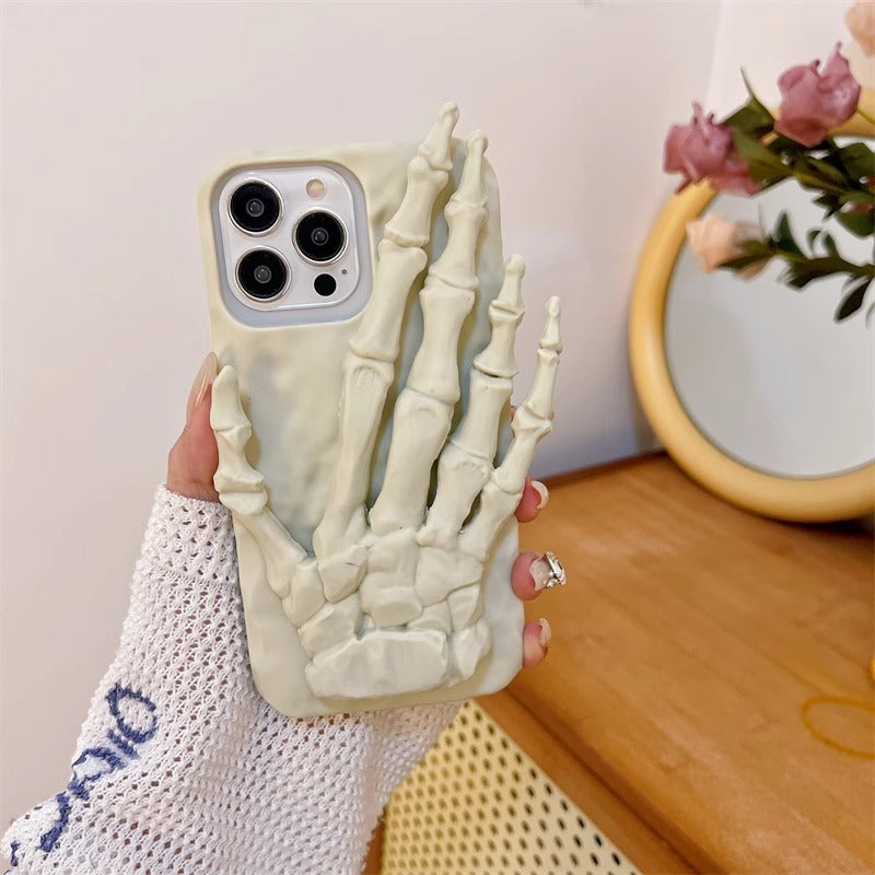 3D Skeleton Hand iPhone Case, Halloween Edition