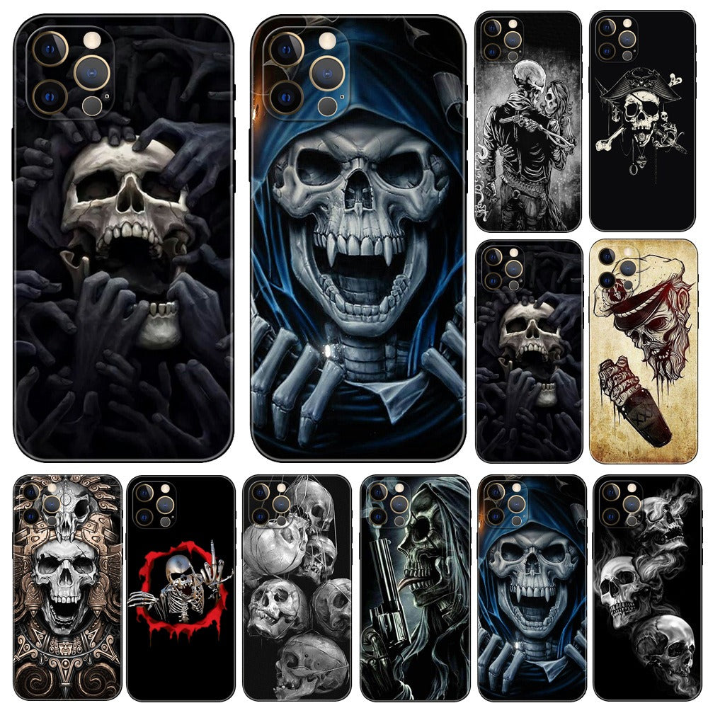 Skeleton Design iPhone Case,Multiple Styles Available,Halloween Vibes