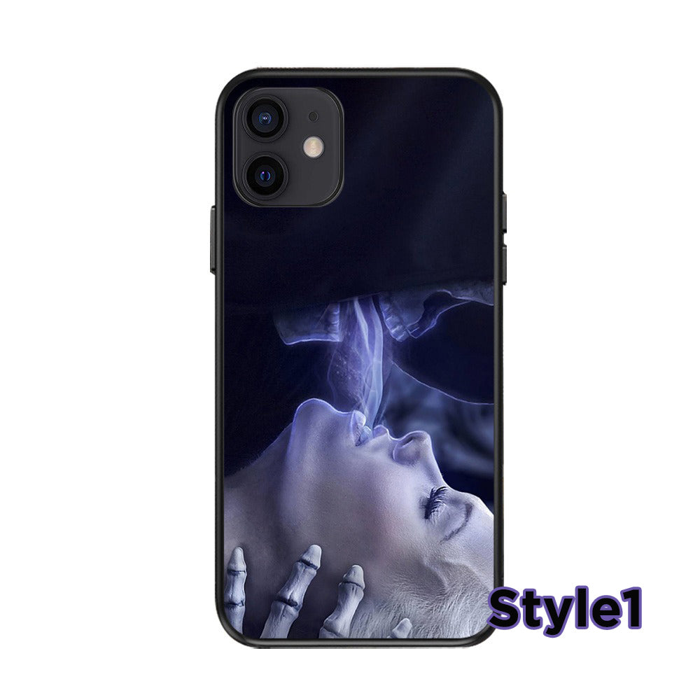 Skeleton Skull Design Phone Case,Multiple Styles Available,Halloween Vibes,iPhone, Pixel, Samsung