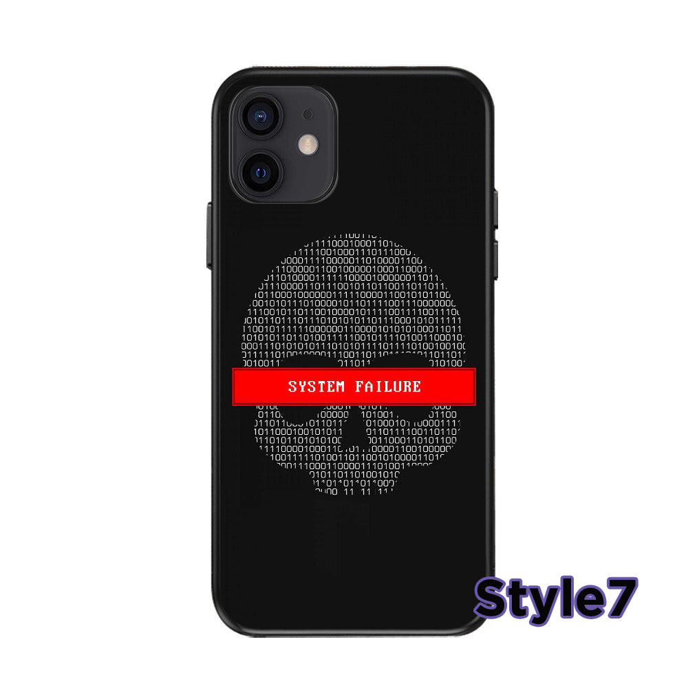 Skeleton Skull Design Phone Case,Multiple Styles Available,Halloween Vibes,iPhone, Pixel, Samsung
