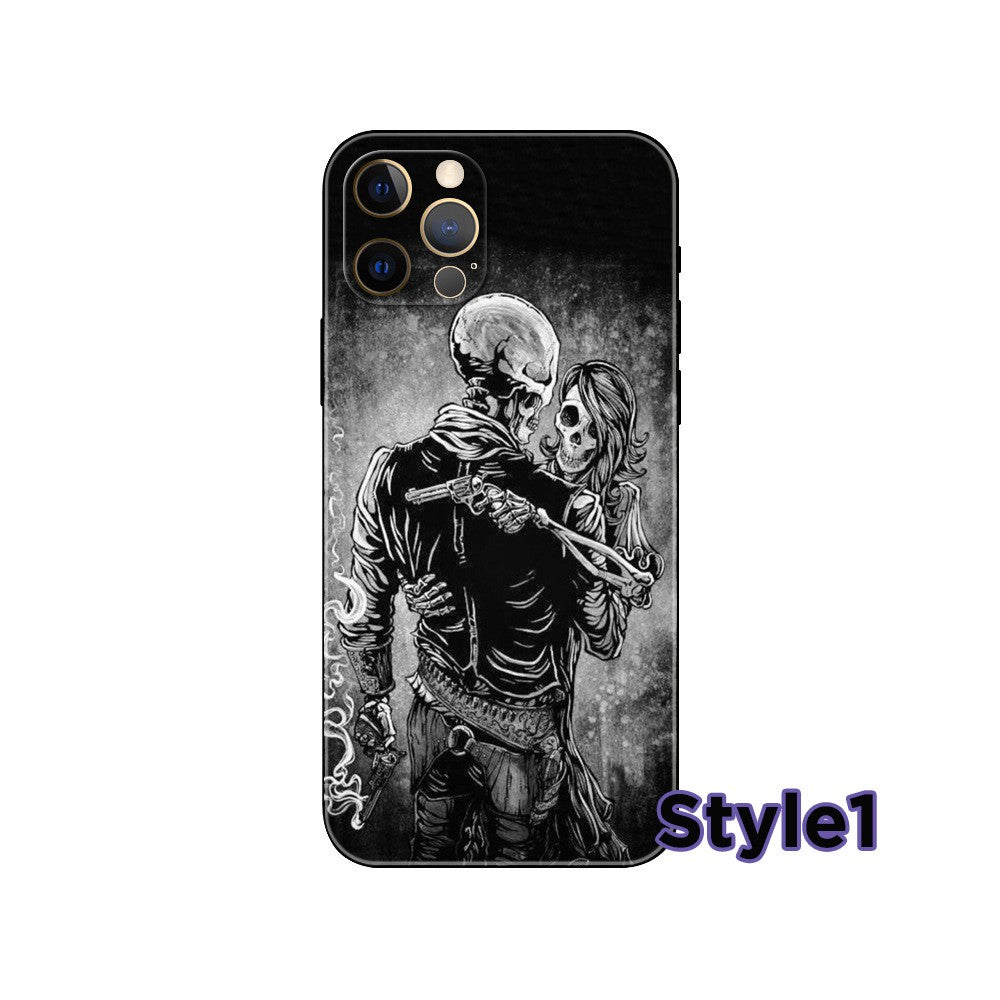 Skeleton Design iPhone Case,Multiple Styles Available,Halloween Vibes
