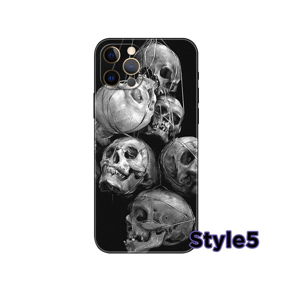 Skeleton Design iPhone Case,Multiple Styles Available,Halloween Vibes