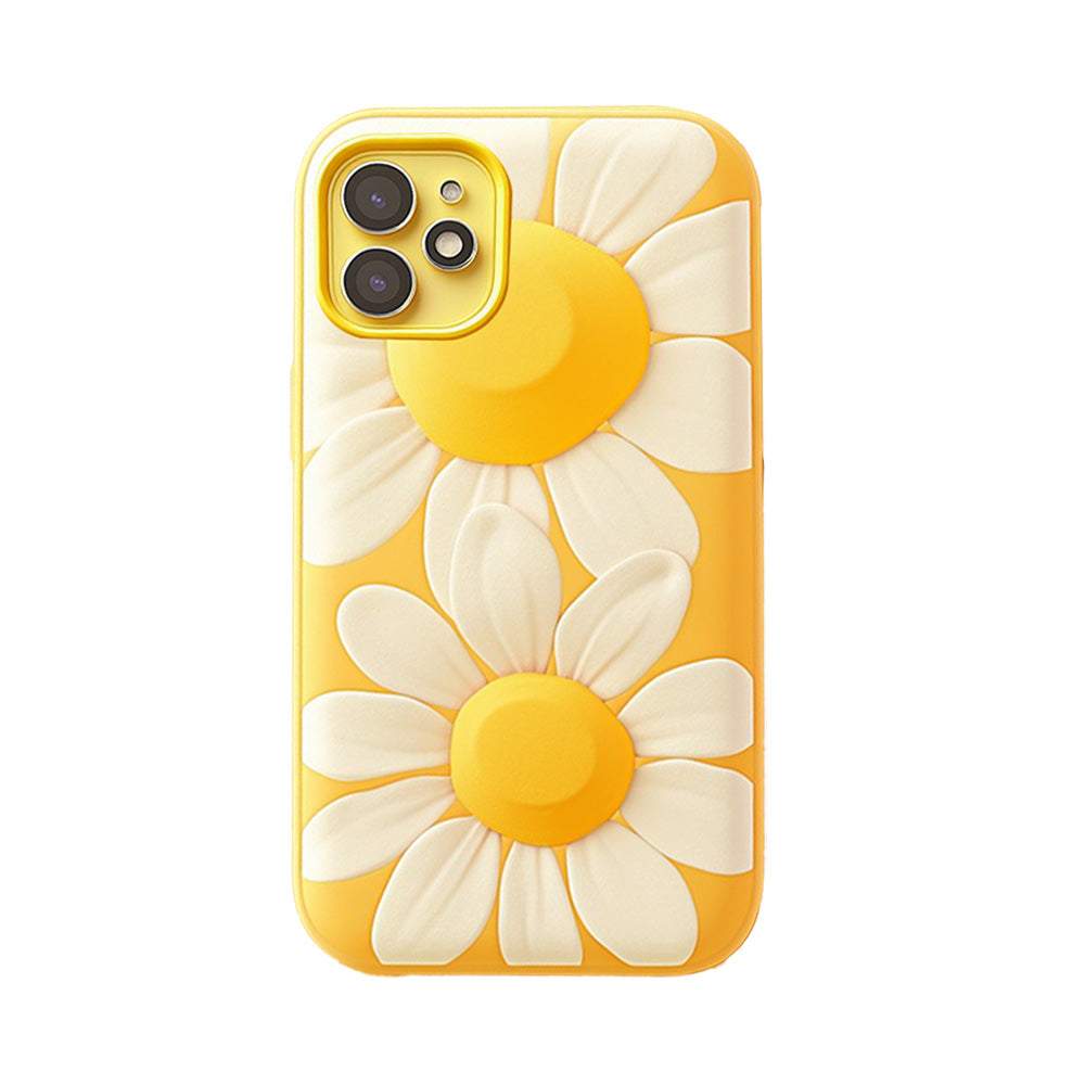 Floral and Honeycomb 3D Phone Case Collection,Multiple Styles for iPhone, Samsung Galaxy, Google Pixel