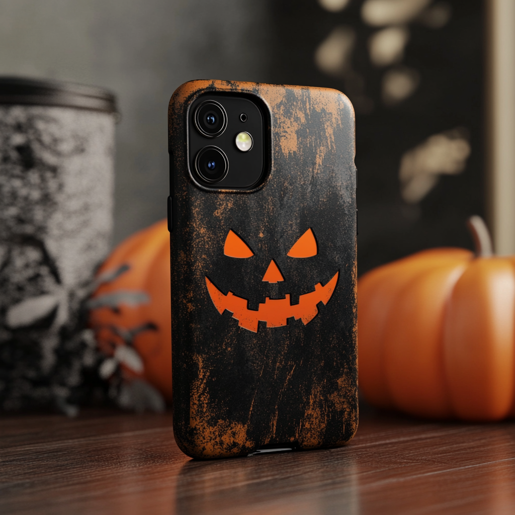 Halloween Pumpkin Phone Case Collection,Multiple Styles for iPhone, Samsung Galaxy, Google Pixel