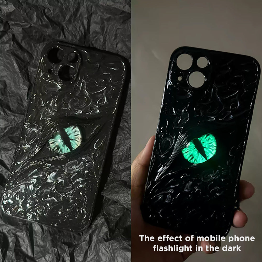 Glow in the Dark 3D Eye Of Cthulhu Phone Case,Multiple Styles for Halloween, Spooky szn/Spooky Season, Spooky Season, for iPhone