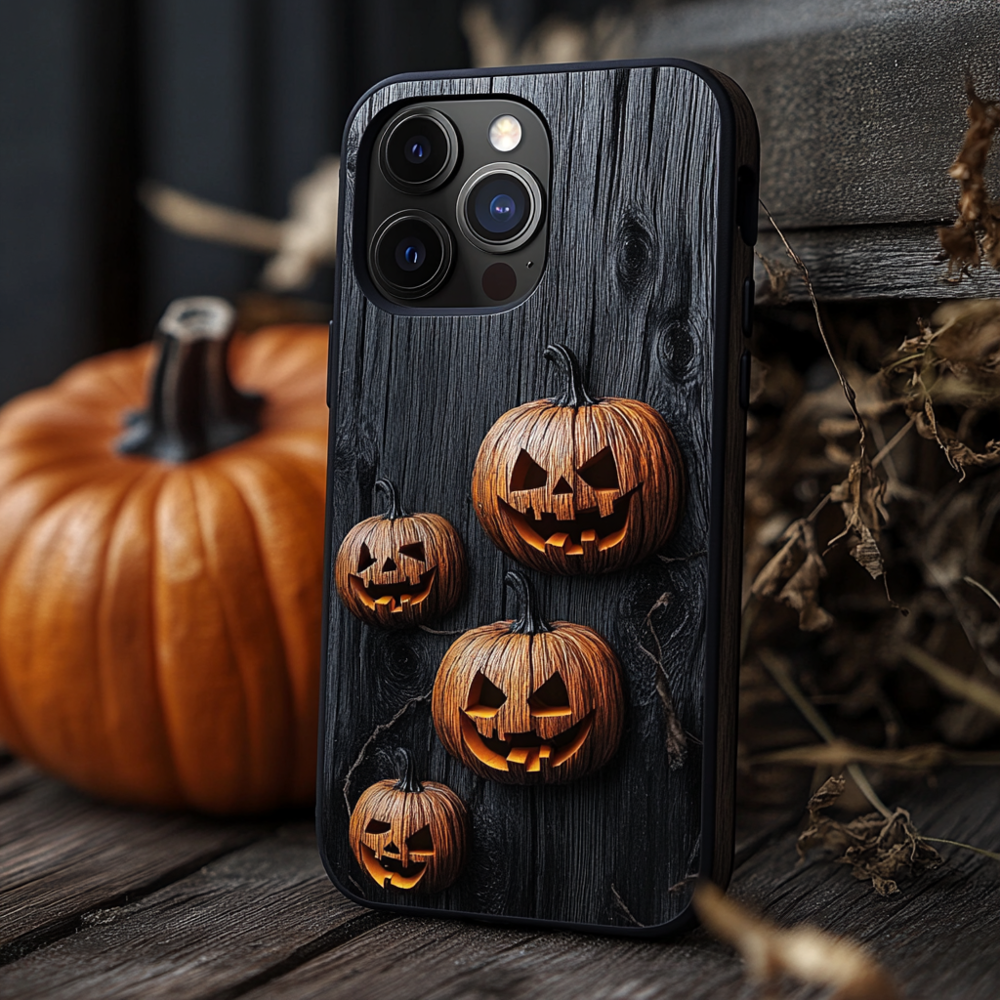 Spooky szn/Spooky Season Halloween Pumpkins Phone Case,Spooky Season Multiple Styles Available for iPhone, Samsung Galaxy, Google Pixel