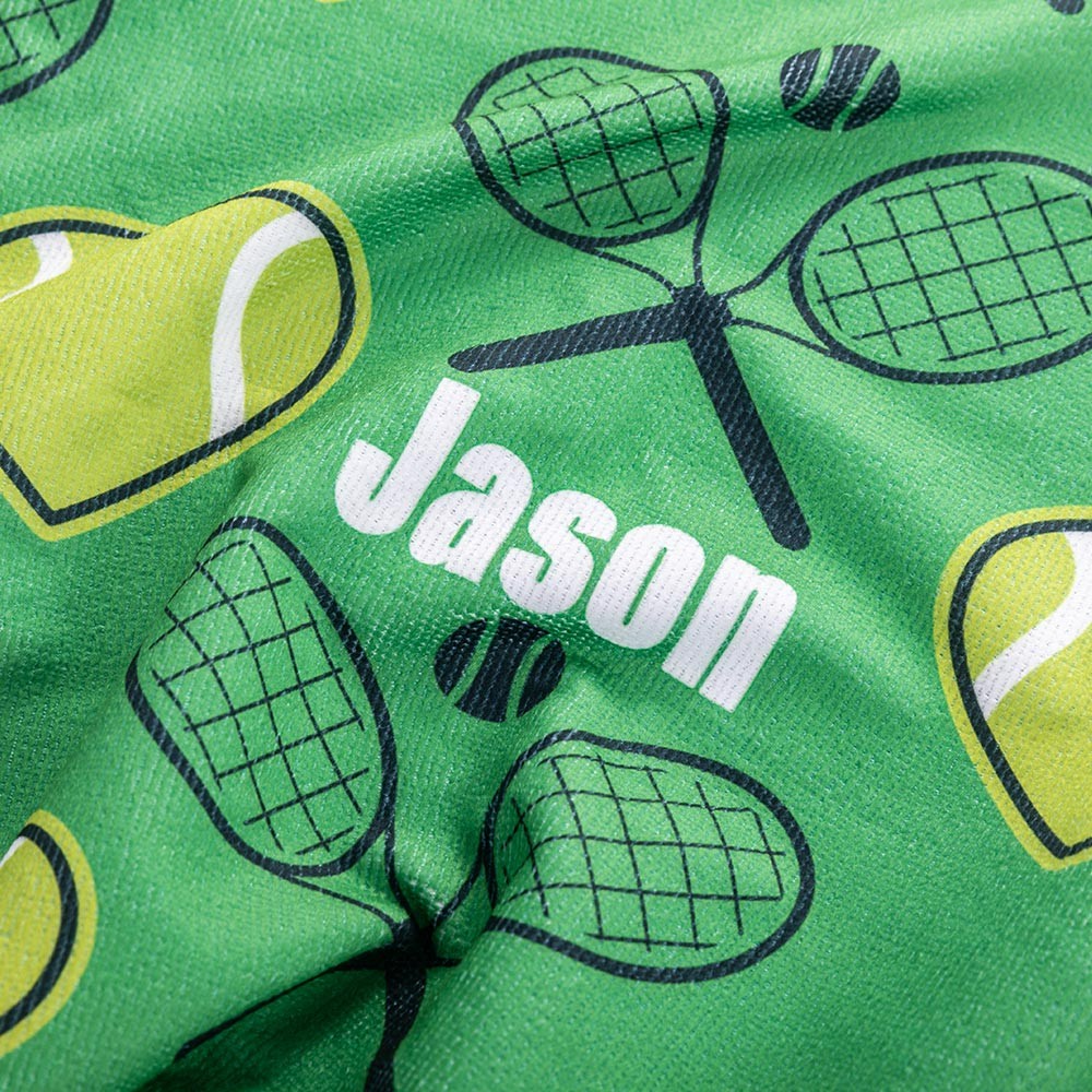 Personalized Tennis Towel with Name, Soft Absorbent Tennis Sweat Towel, Tennis Gear Stuff Accessories, Gym Gift for Tennis Lover/Tennis Team