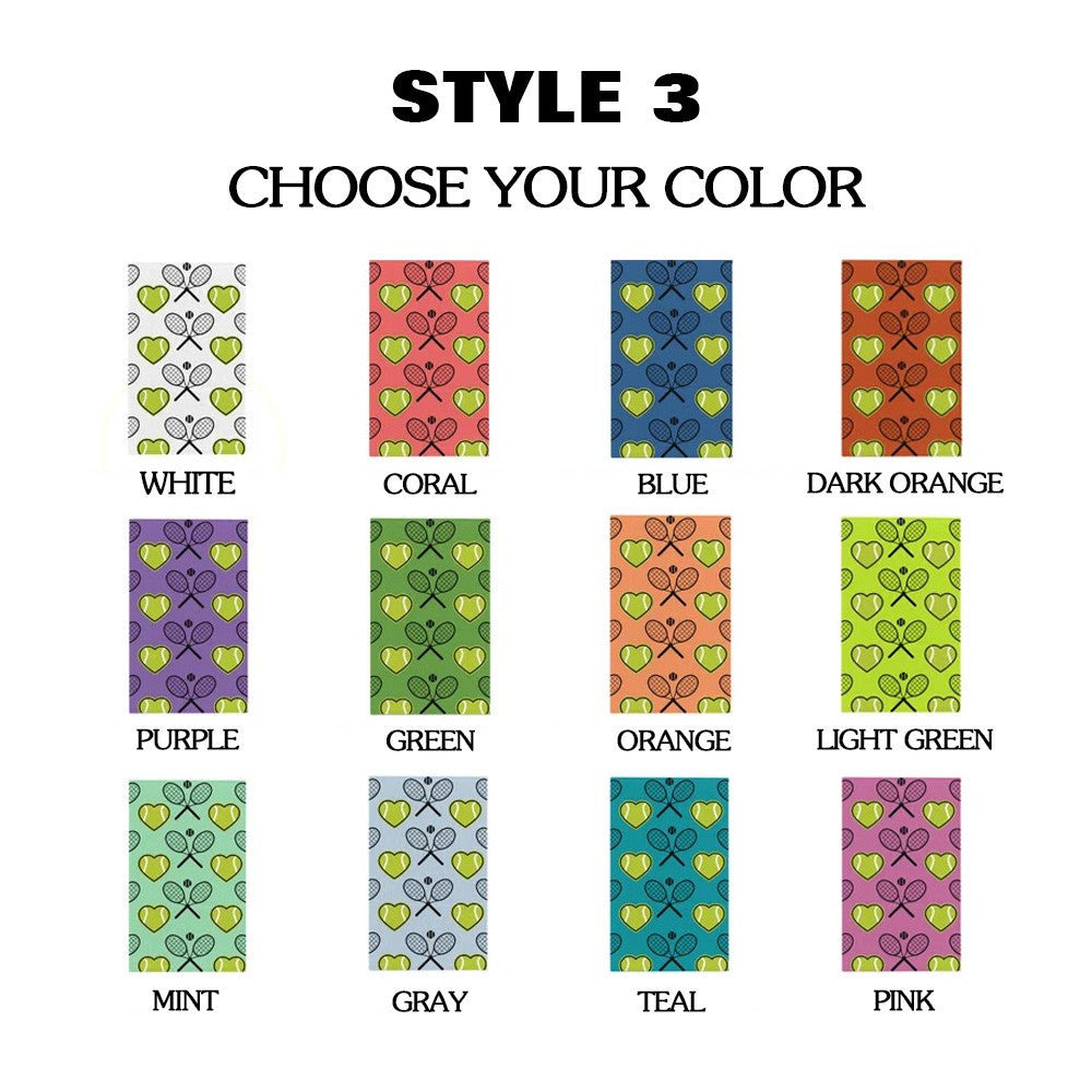 Personalized Tennis Towel with Name, Soft Absorbent Tennis Sweat Towel, Tennis Gear Stuff Accessories, Gym Gift for Tennis Lover/Tennis Team