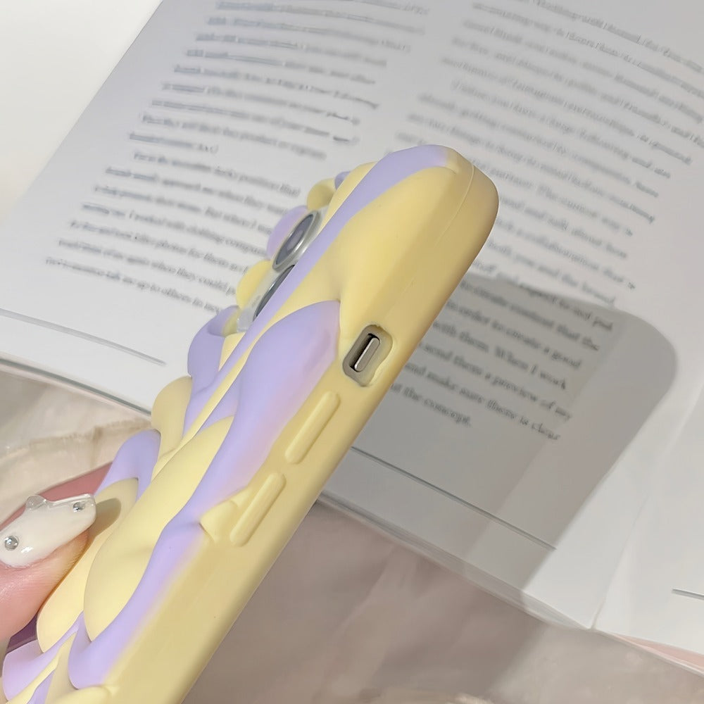 Colorful 3D Cartoon Butterfly Soft Silicone iPhone Case