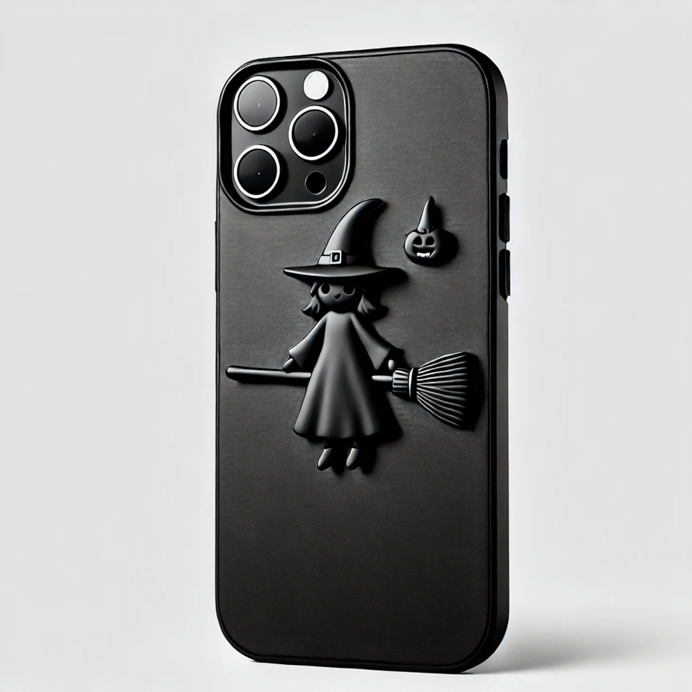 Personalized Halloween 3D Phone Case, Handcrafted, Made with hand picked Accessories, Spooky Season Design with Optional Accessories, for iPhone, Samsung Galaxy, Google Pixel