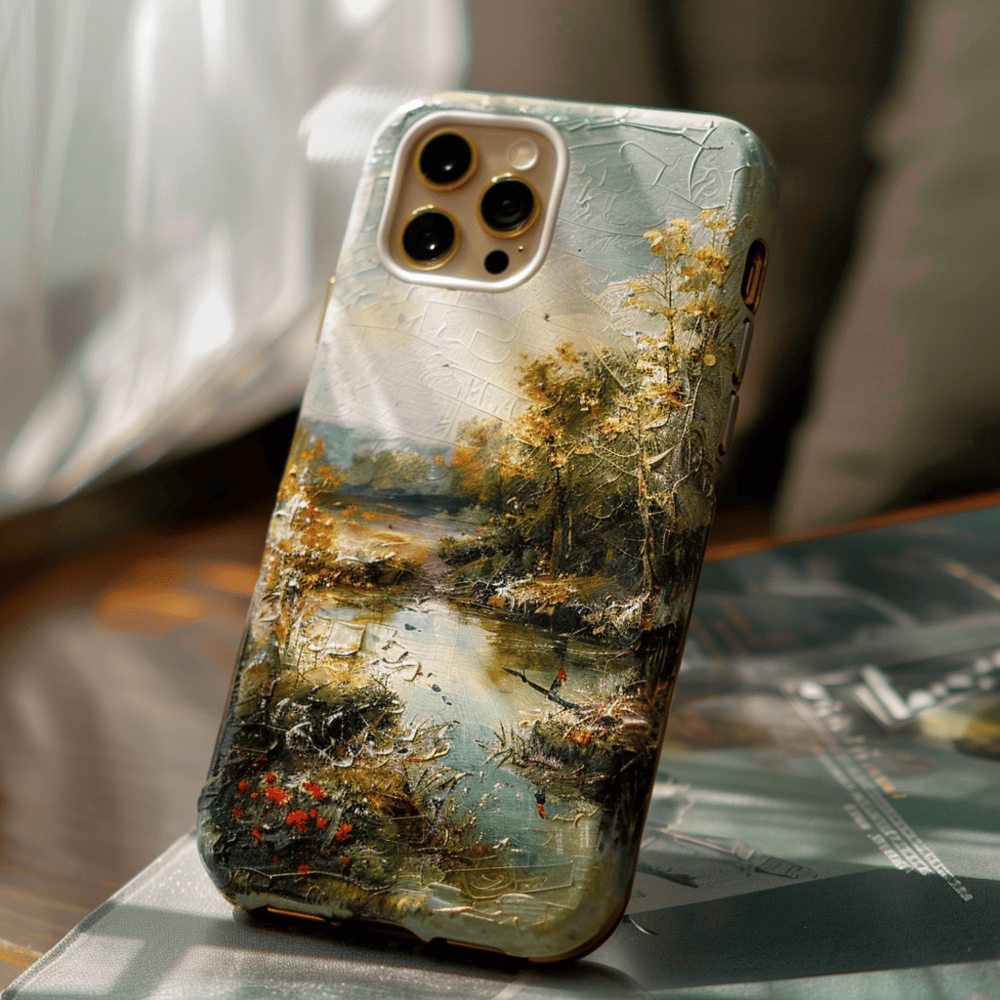 Oil Painting Style Phone Case,Multiple Designs for iPhone, Samsung Galaxy