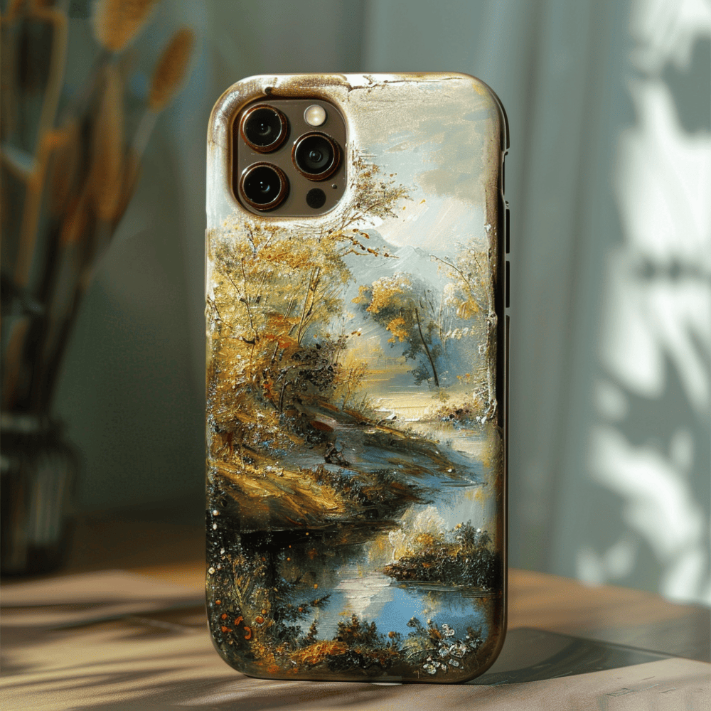 Oil Painting Style Phone Case,Multiple Designs for iPhone, Samsung Galaxy