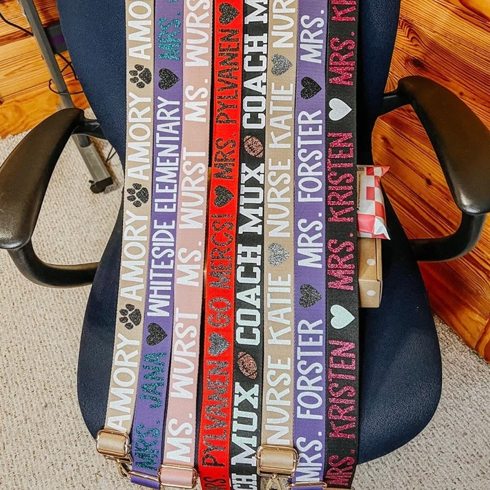 Teacher Crossbody Strap / Teacher Custom Gift / Teacher Badge Holder / Cell Phone Sling / Crossbody Phone Strap  / Teacher Accessories