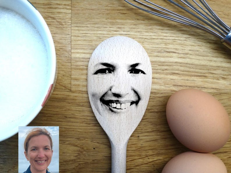 Have ANY FACE Engraved on a Spoon! Fun, unique and quirky gift! Stocking Filler, Secret Santa! Mother's / Father's Day, Milestone Birthday!