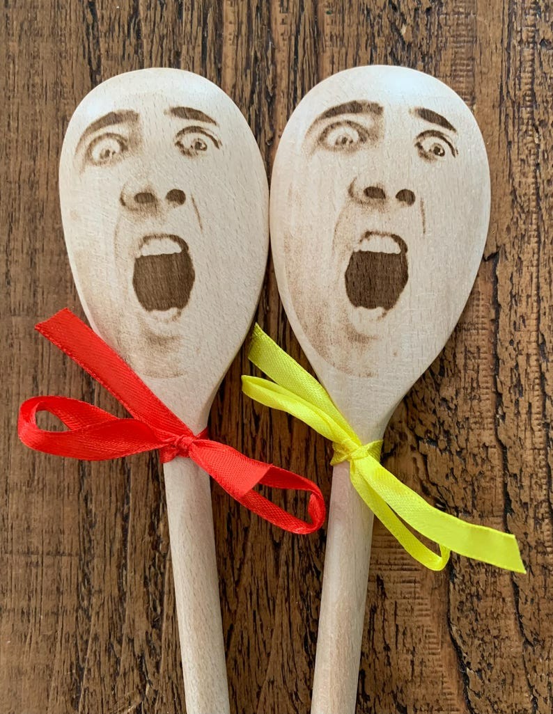 Have ANY FACE Engraved on a Spoon! Fun, unique and quirky gift! Stocking Filler, Secret Santa! Mother's / Father's Day, Milestone Birthday!