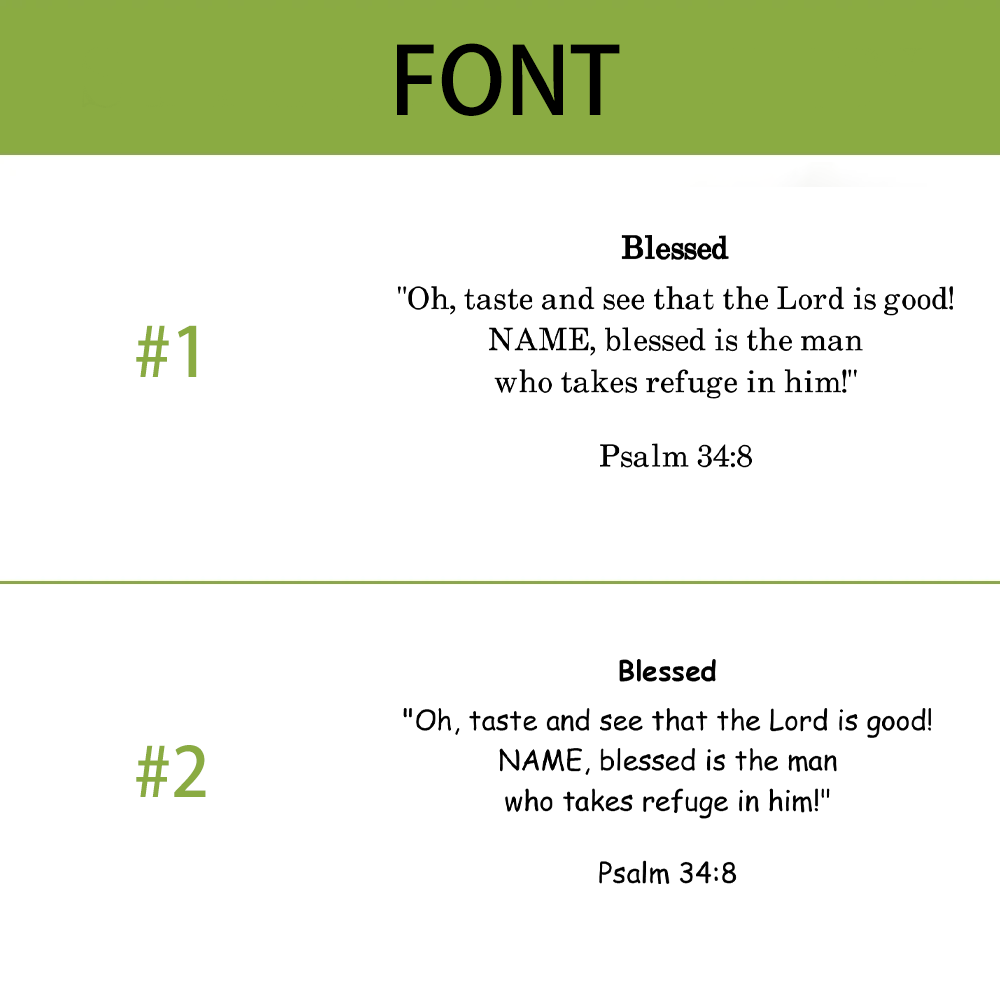 Personalized Scripture Cards