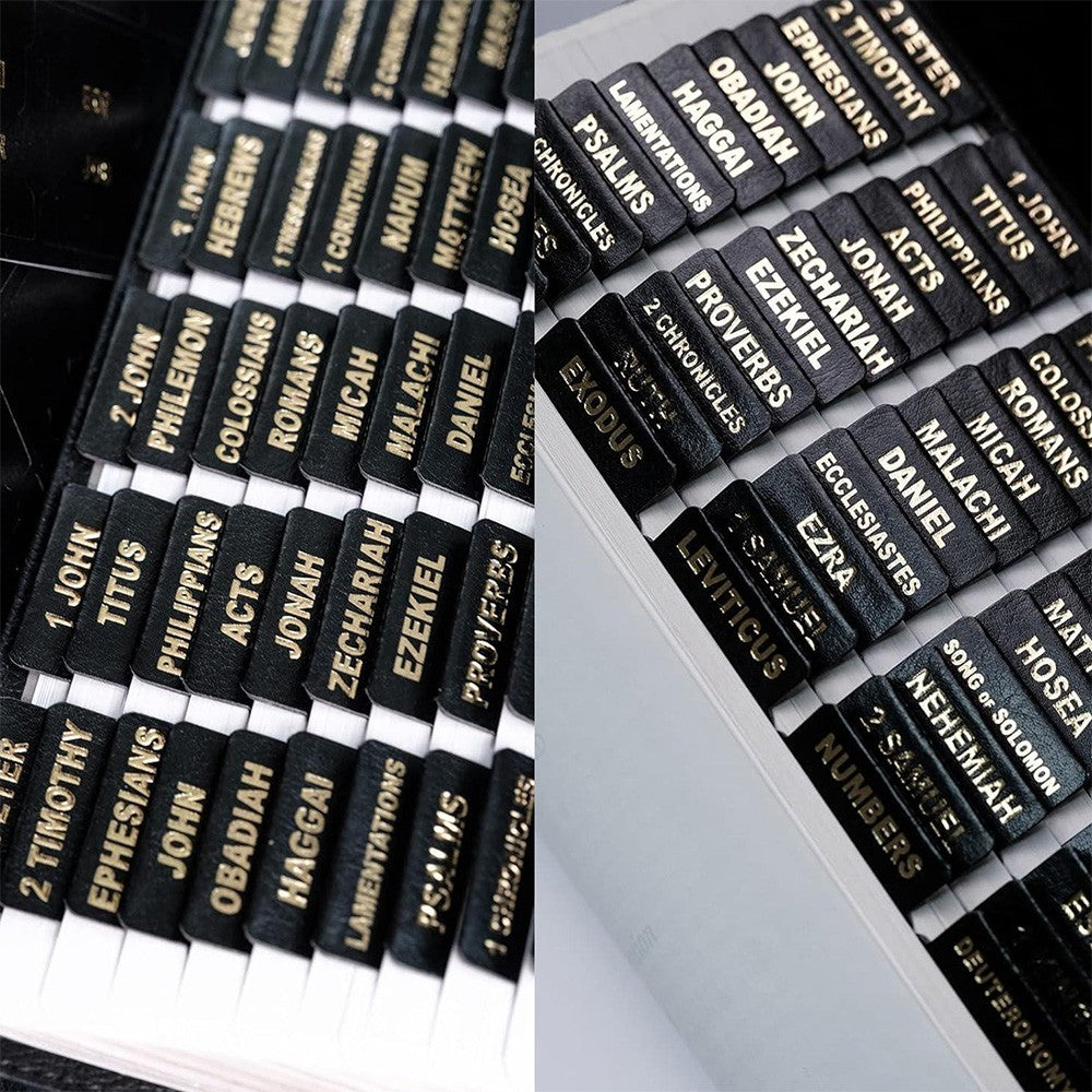 KJV Holy Bible, Giant Print Full-size Faux Leather Red Letter Edition - Thumb Index & Ribbon Marker, King James Version, Dark Brown (KJV Full Size GP Editions)