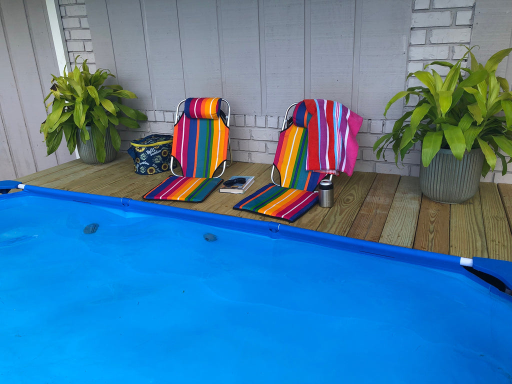 Backpack Beach Chair, Pool, Hiking, Camping Lounger Chair Lightweight 1.5 lbs, adjustable reclining