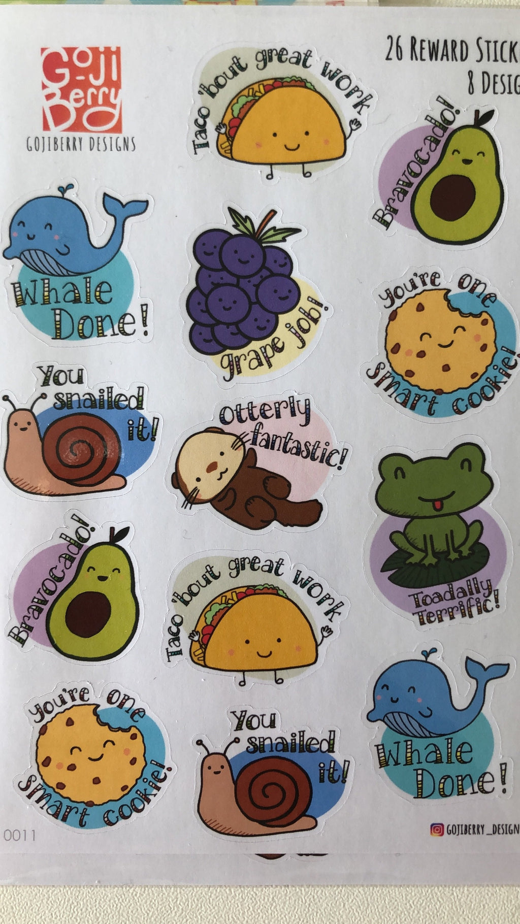 Teacher Reward Stickers No.1, Teacher Stickers, Student Reward Stickers (Pack of 26 Stickers)