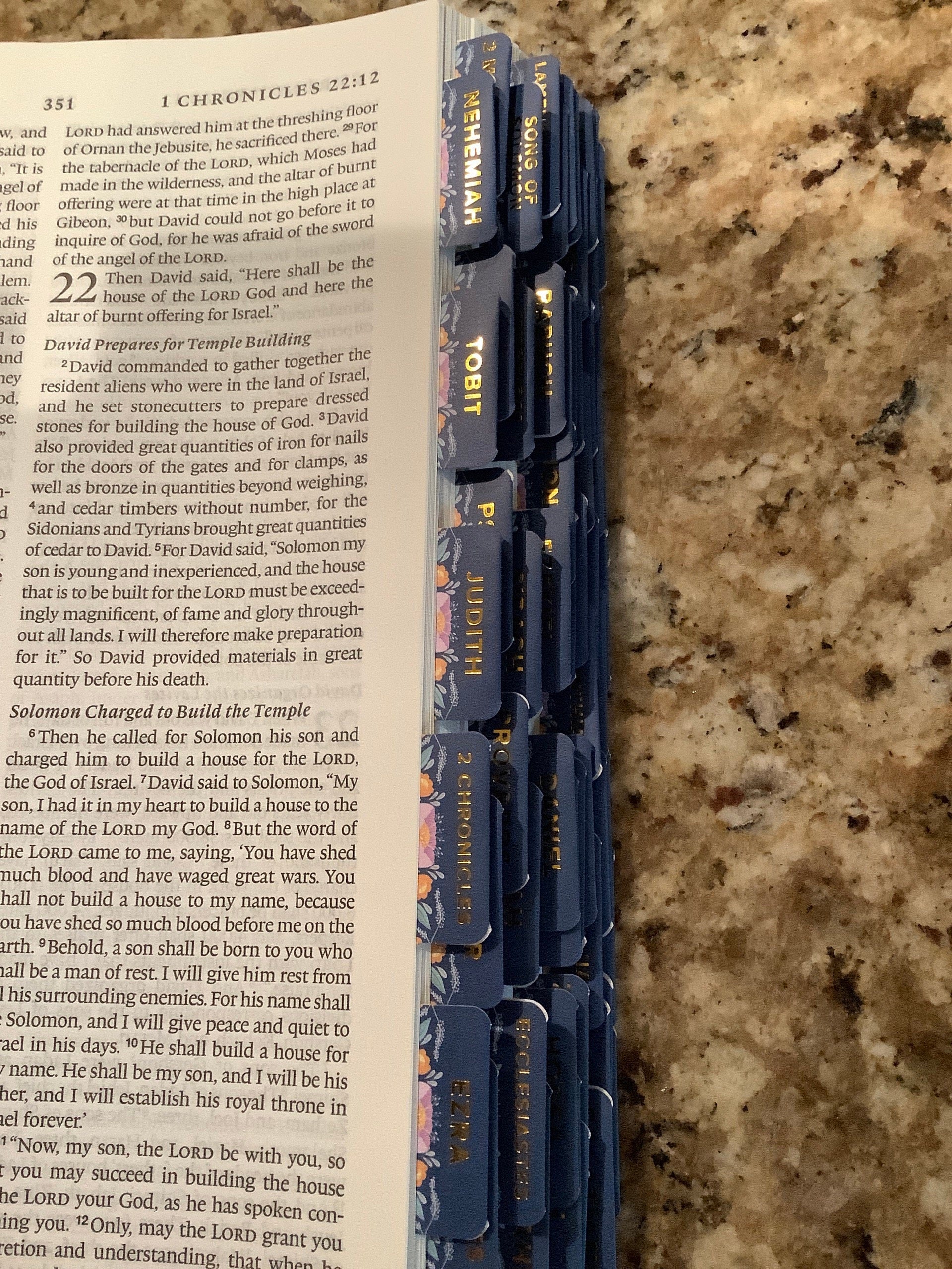 Mary's Garden Catholic Bible Tabs