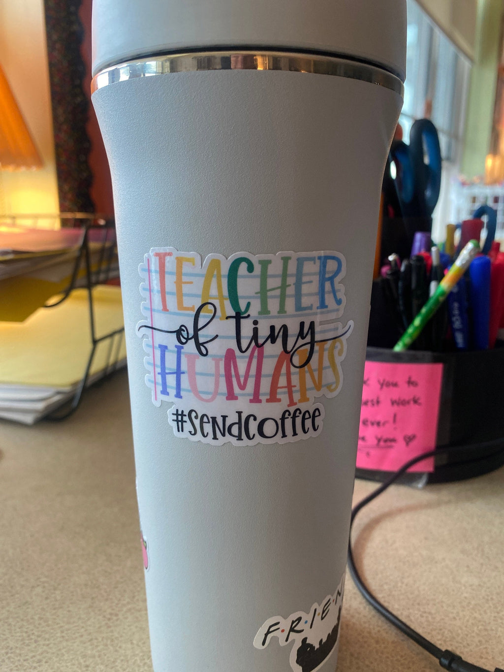 Teacher Appreciation Sticker Pack. Vibrant, Educational stickers for Classroom Decor & Teacher Gifts. Teacher Planners, Grading.