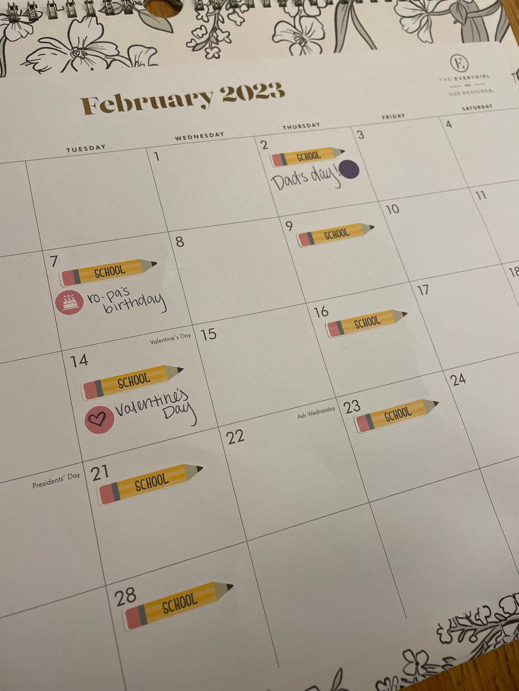 CUSTOM Pencil Label Sticker for Planners or Calendars [328]