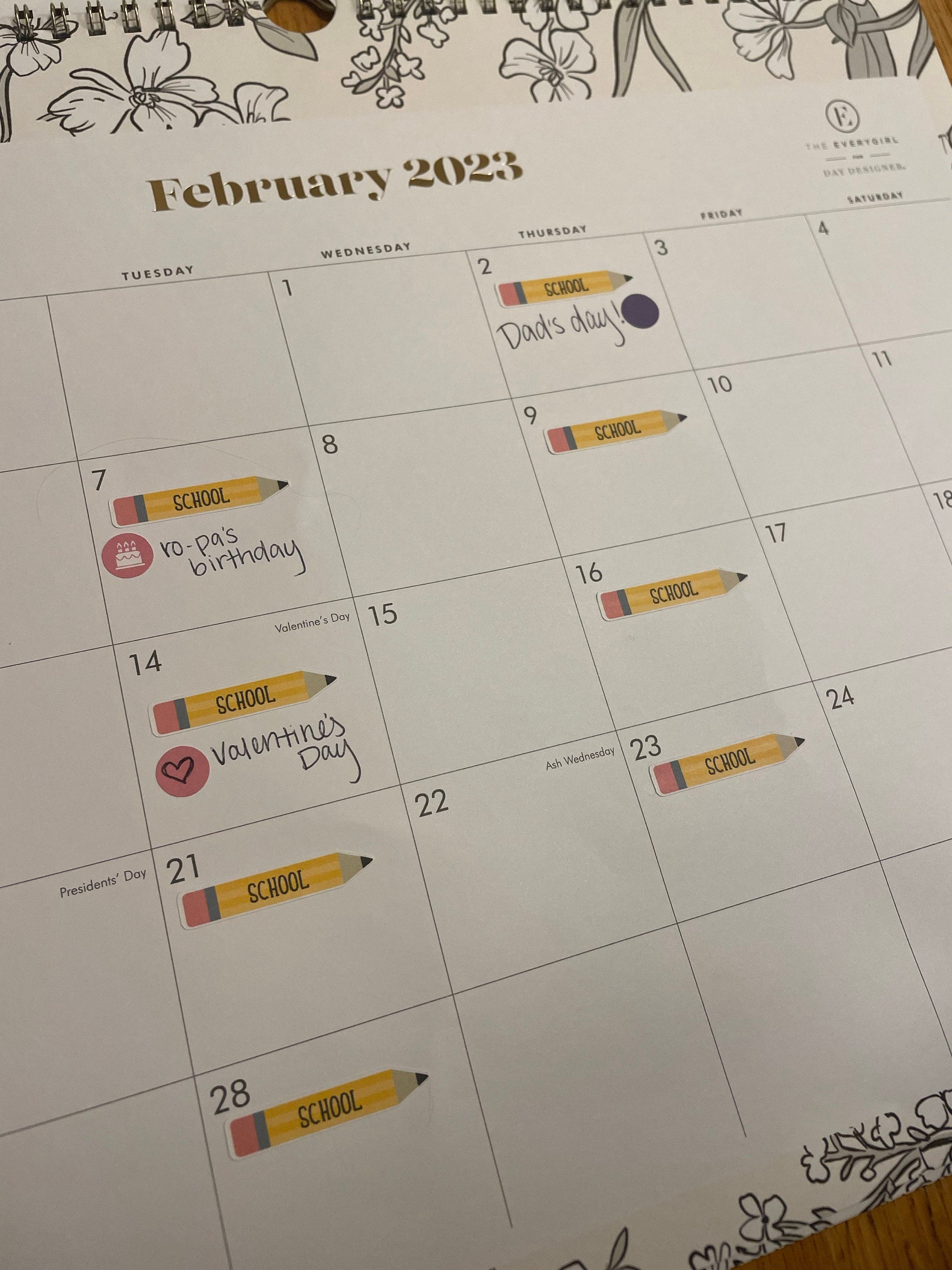 CUSTOM Pencil Label Sticker for Planners or Calendars [328]