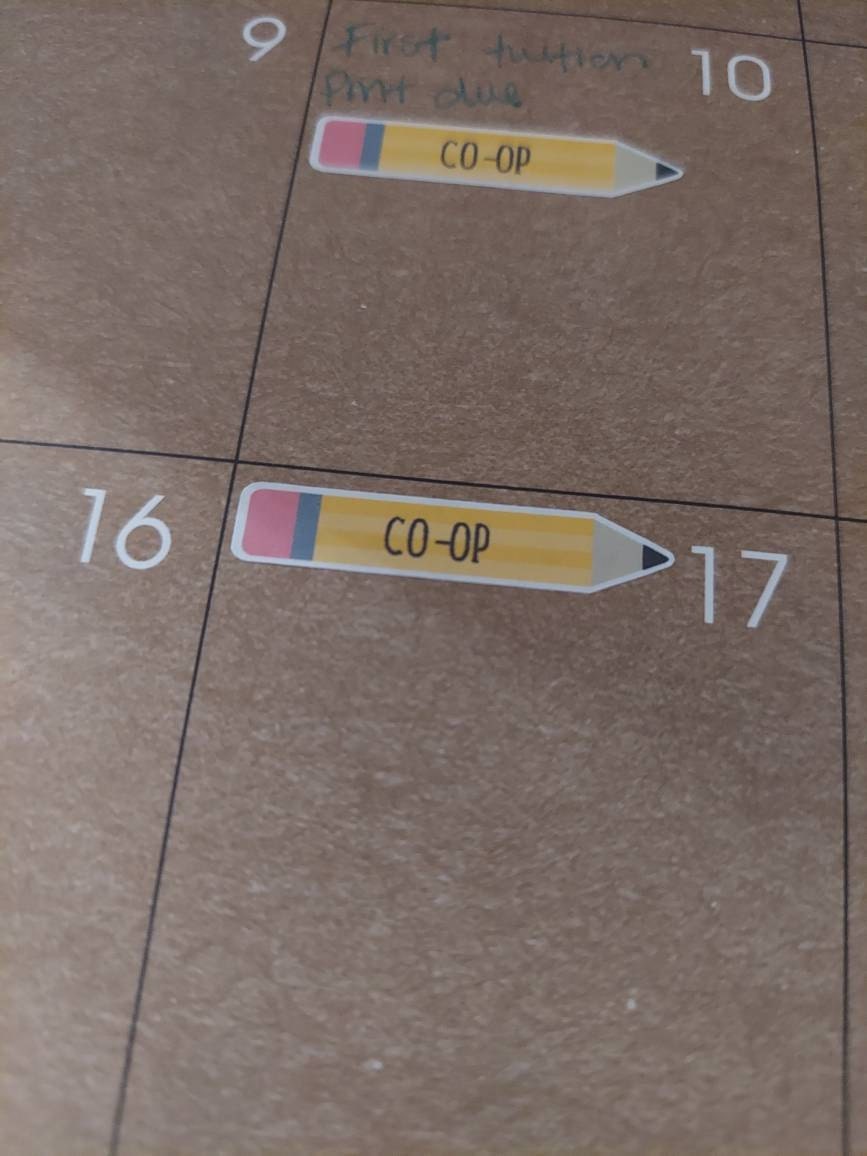 CUSTOM Pencil Label Sticker for Planners or Calendars [328]