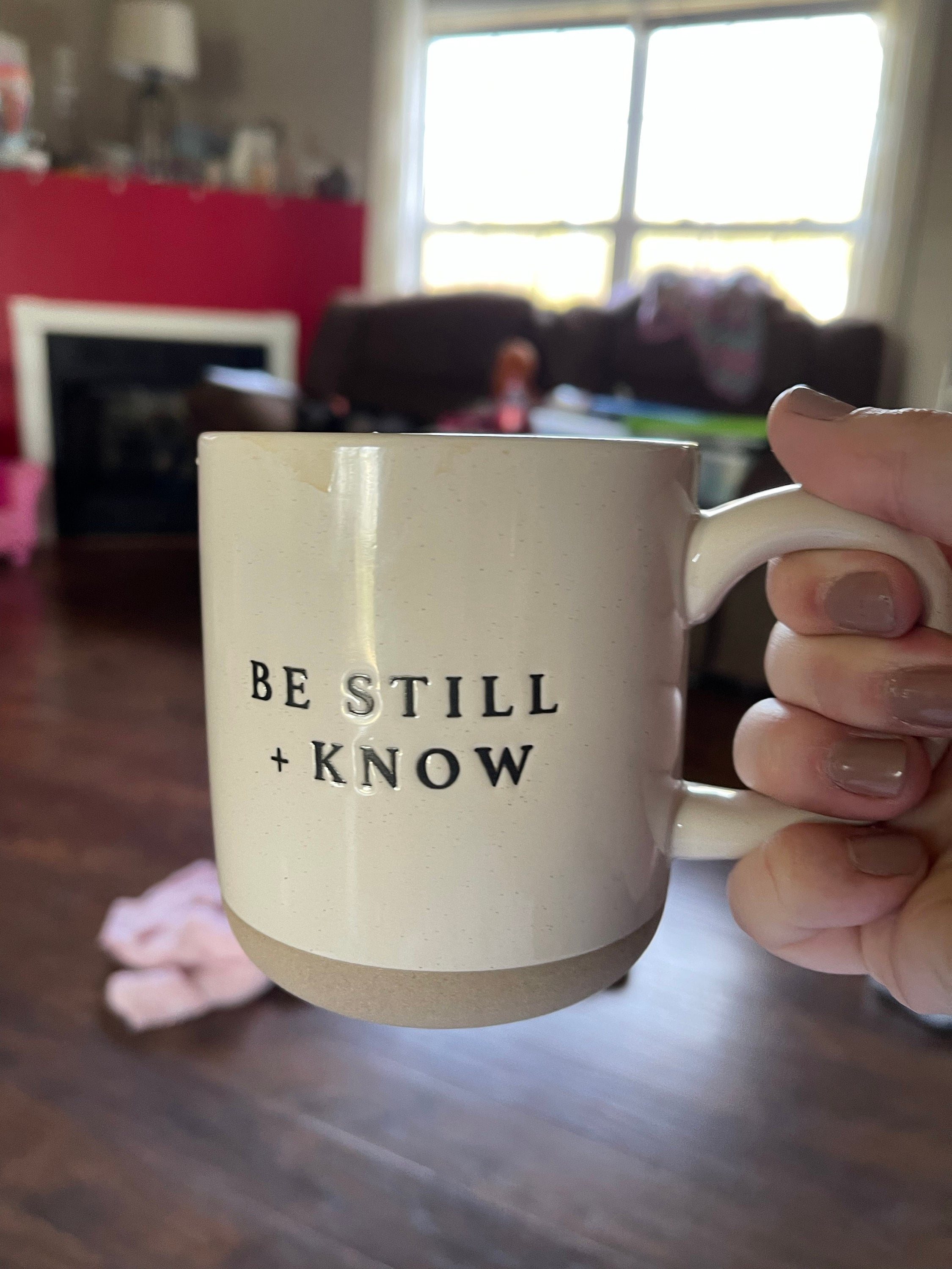 Be Still + Know Coffee Mug | Psalm 46:10 Scripture Coffee Mug | Christian Mug | Bible Verse Mug | Positive Coffee Mug | Bible Study Gift