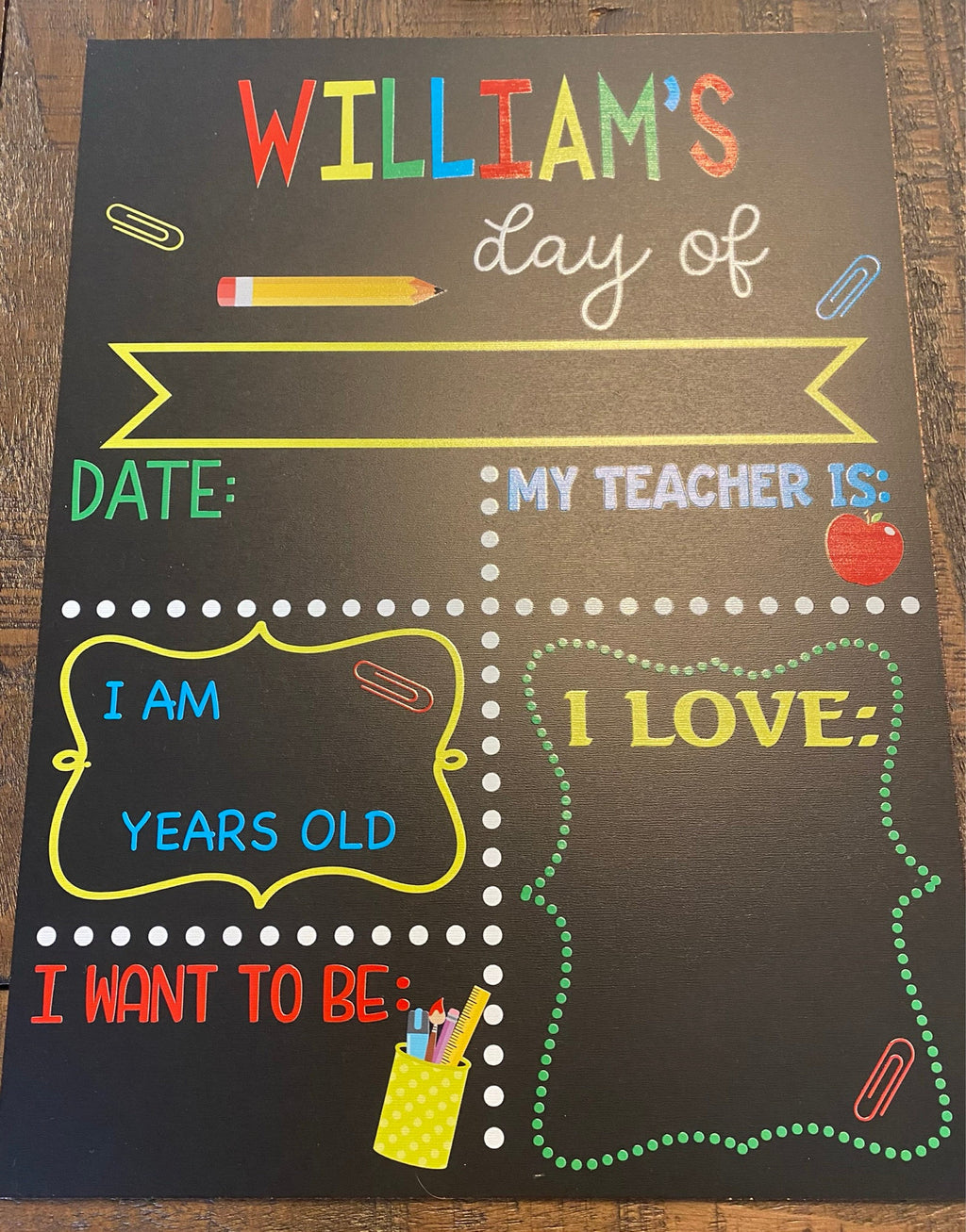 First Day of School Sign reusable, Back to School Chalkboard Sign, Milestone Chalkboard, 1st day of school sign, Last day of school sign