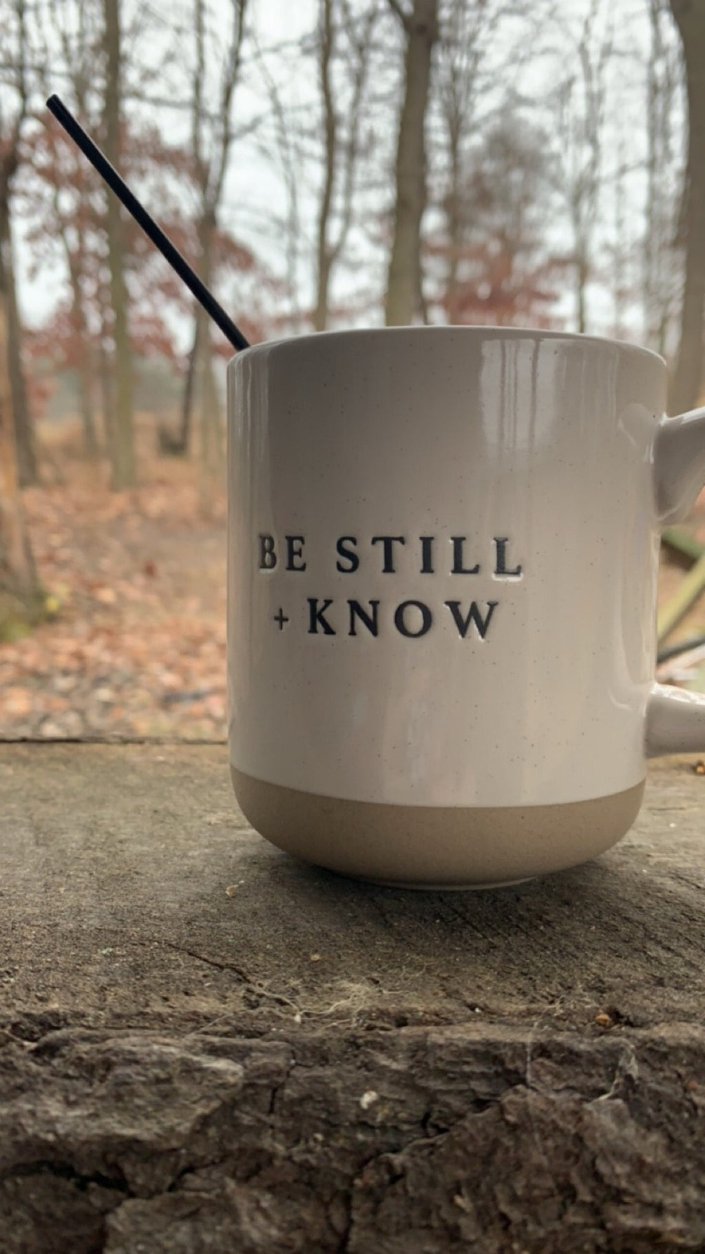 Be Still + Know Coffee Mug | Psalm 46:10 Scripture Coffee Mug | Christian Mug | Bible Verse Mug | Positive Coffee Mug | Bible Study Gift