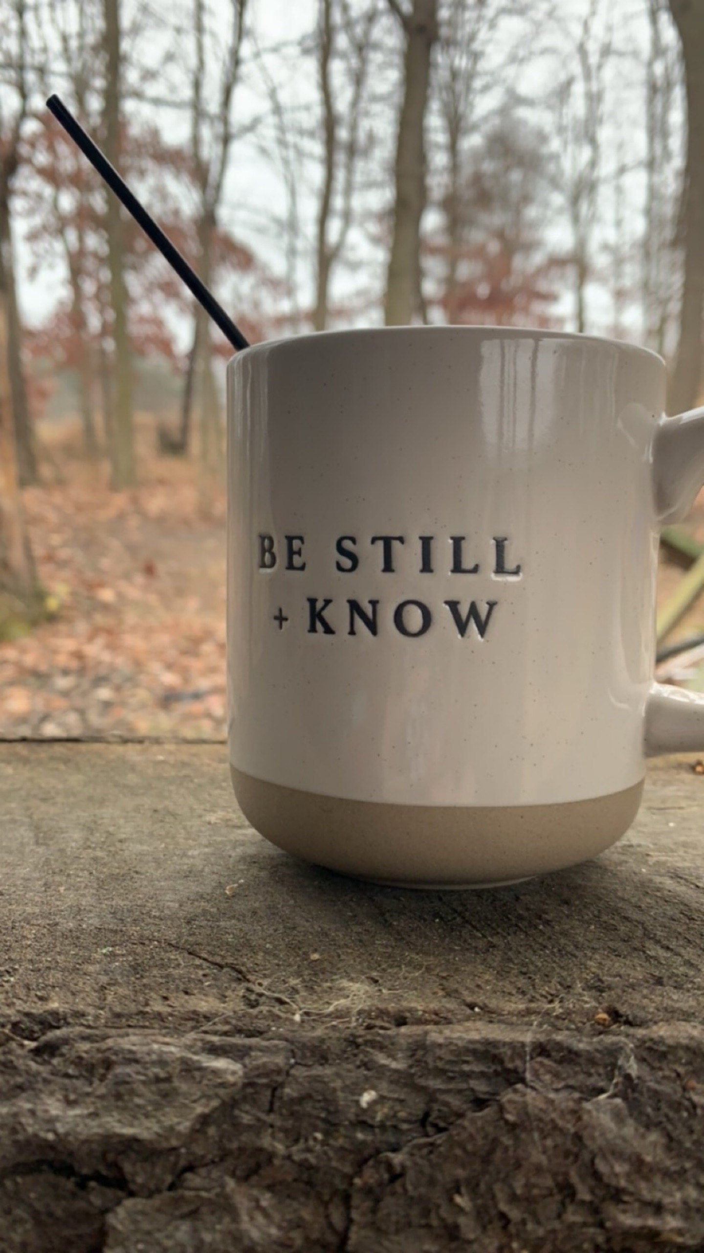 Be Still + Know Coffee Mug | Psalm 46:10 Scripture Coffee Mug | Christian Mug | Bible Verse Mug | Positive Coffee Mug | Bible Study Gift