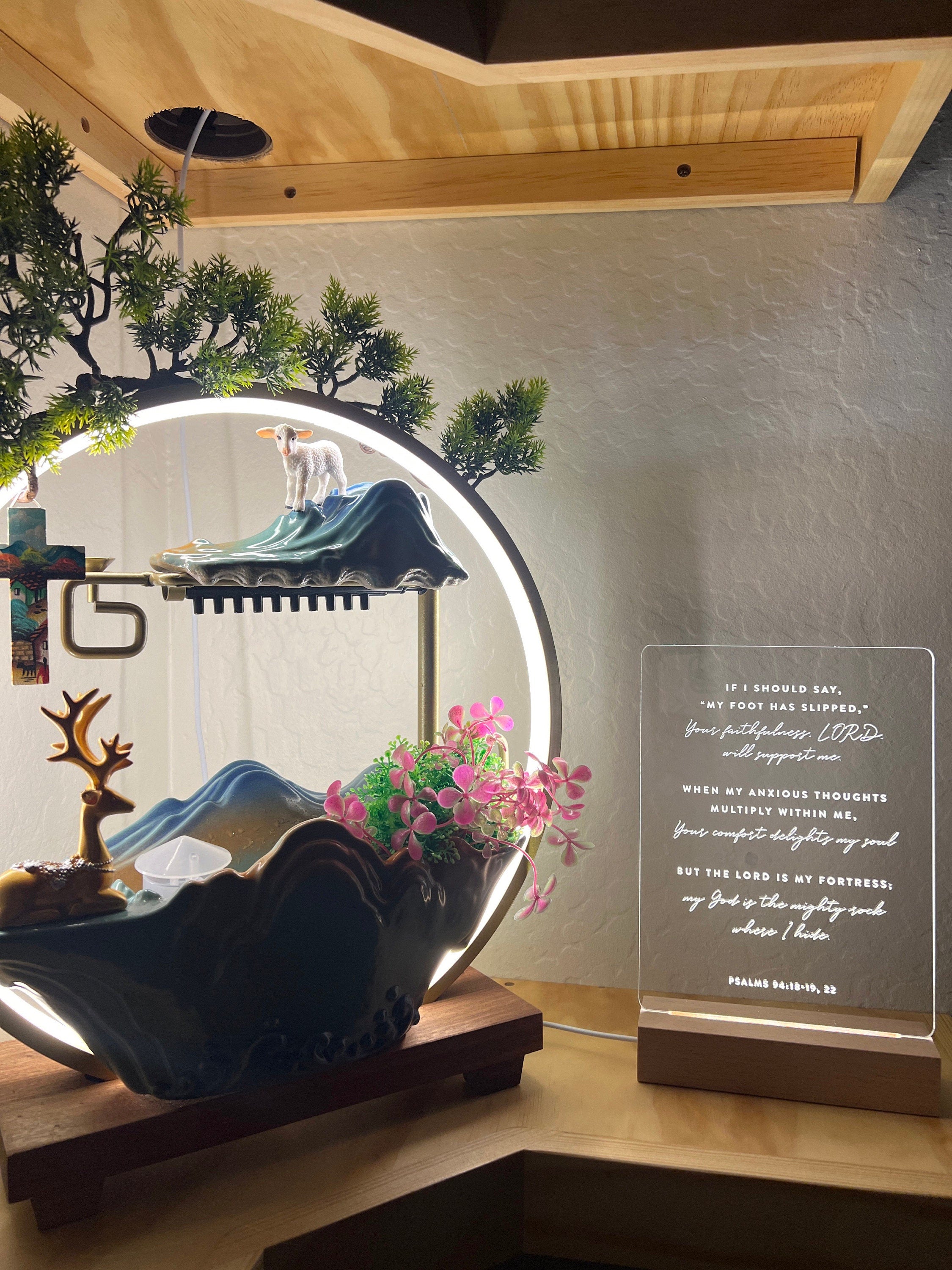 Bible Verse LED Light • Custom LED Night Light • Favorite Bible Verse • LED Frame • New Home Gift • Christmas Gift Christian • BVL01