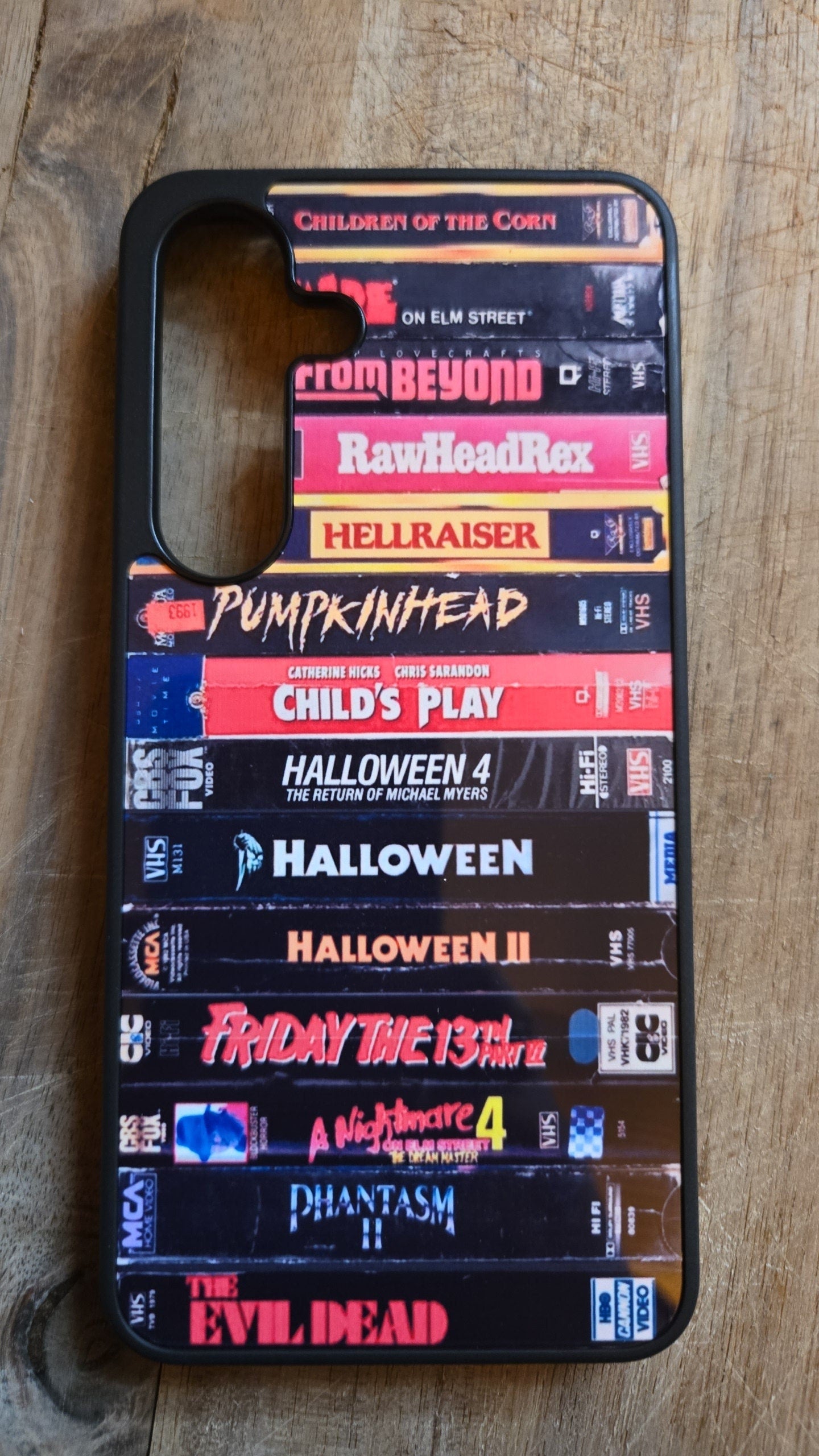 Retro Horror VHS tape phone case / Horror movie phone case / Scary spooky halloween / Gift for Horror movies lovers iPhone 15 14 13 12 11 SE