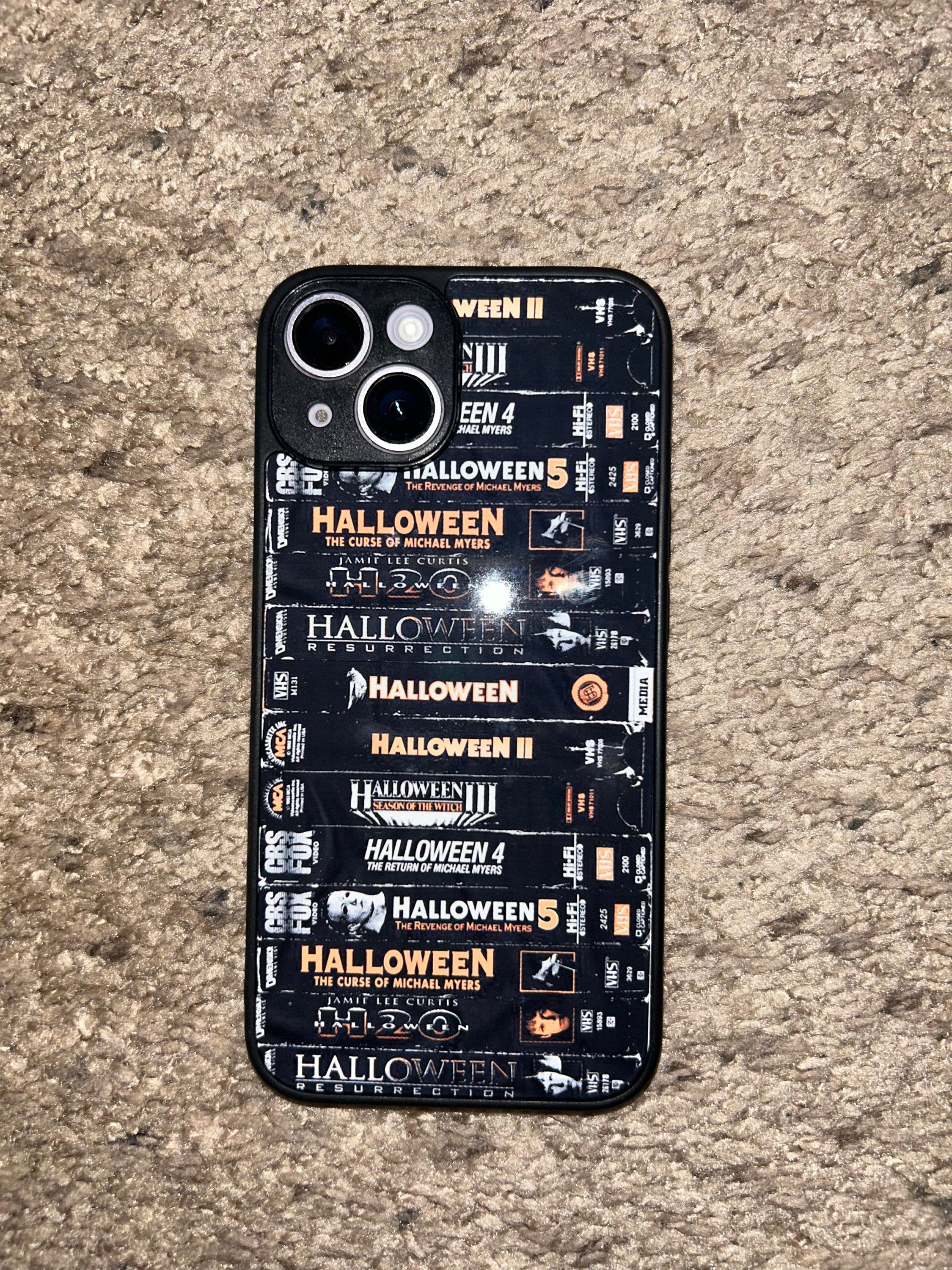 Retro Horror VHS tape phone case / Horror movie phone case / Scary spooky halloween / Gift for Horror movies lovers iPhone 15 14 13 12 11 SE