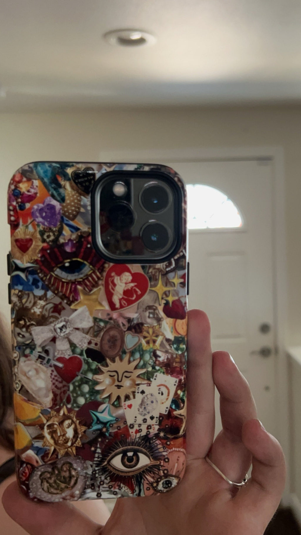 Vintage Mosaic Charm Phone Case, Mosaic Tiles Case, Mosaic Art, iPhone 15 14 13 12 11 Pro Max 8 Plus X, Samsung Galaxy S23 S22 S20 Ultra