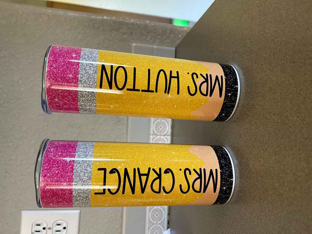 Teacher Gifts Teacher Tumbler Teacher Appreciation Gifts Teacher Christmas Gift Teacher Cup Pencil Tumbler Personalized Teacher Tumbler