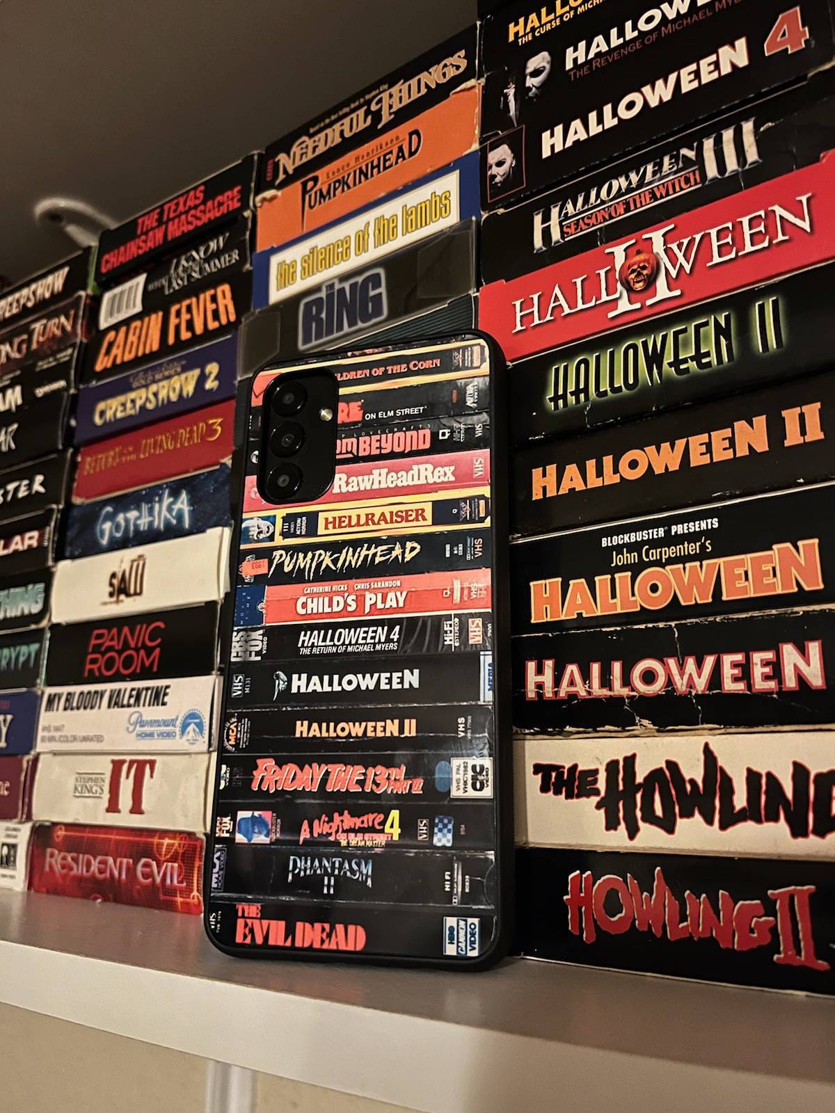 Retro Horror VHS tape phone case / Horror movie phone case / Scary spooky halloween / Gift for Horror movies lovers iPhone 15 14 13 12 11 SE