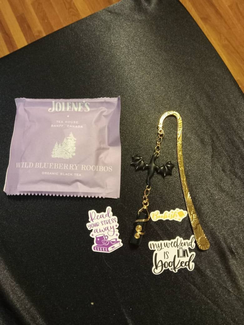 Black Dragon Rider Bookmark